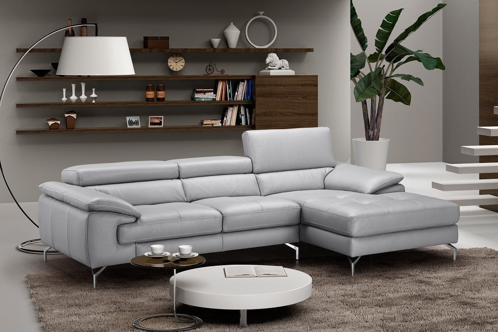 Liam Premium Leather Sectional J&M