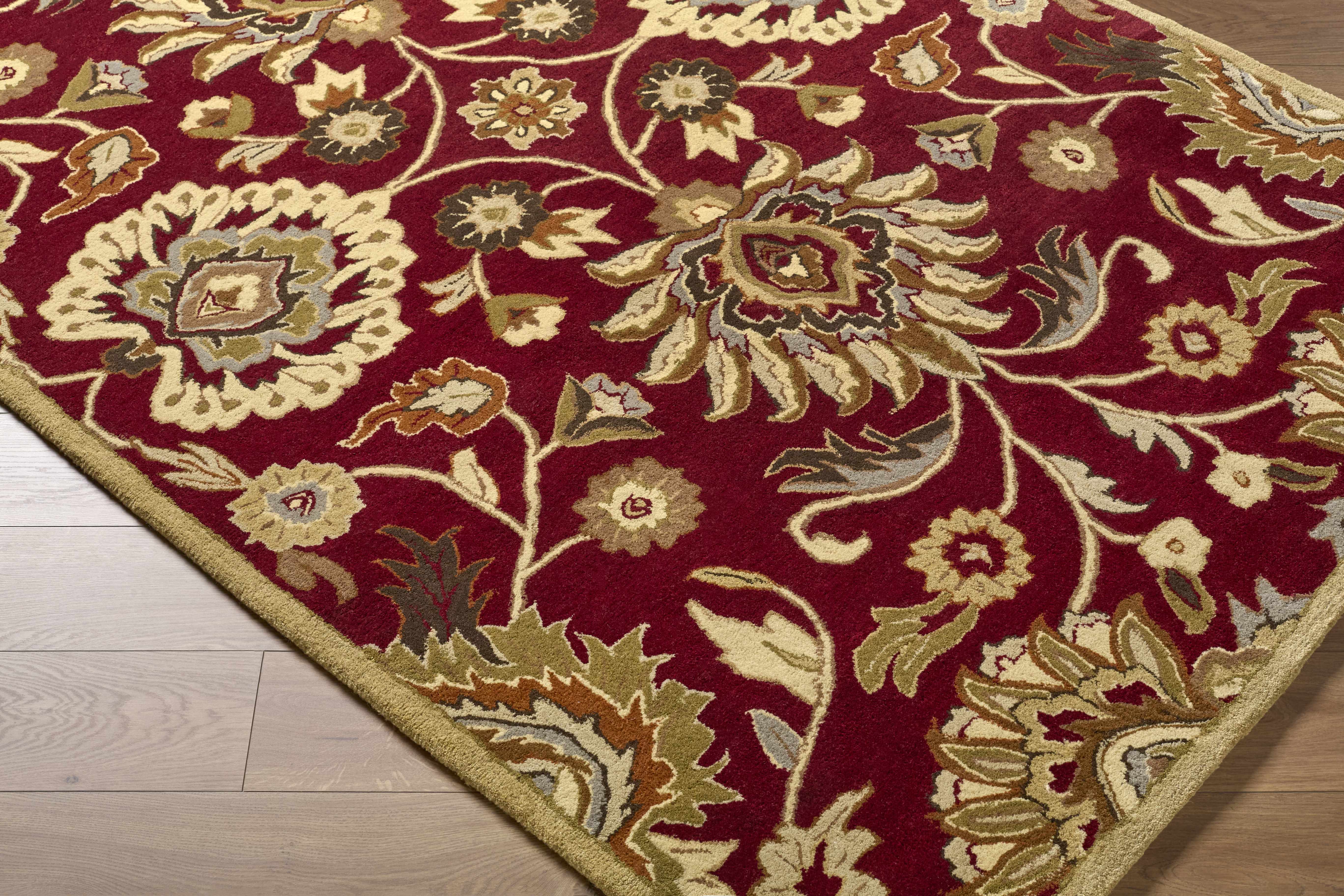 Conesus Red 1061 Hand Tufted Wool Rug