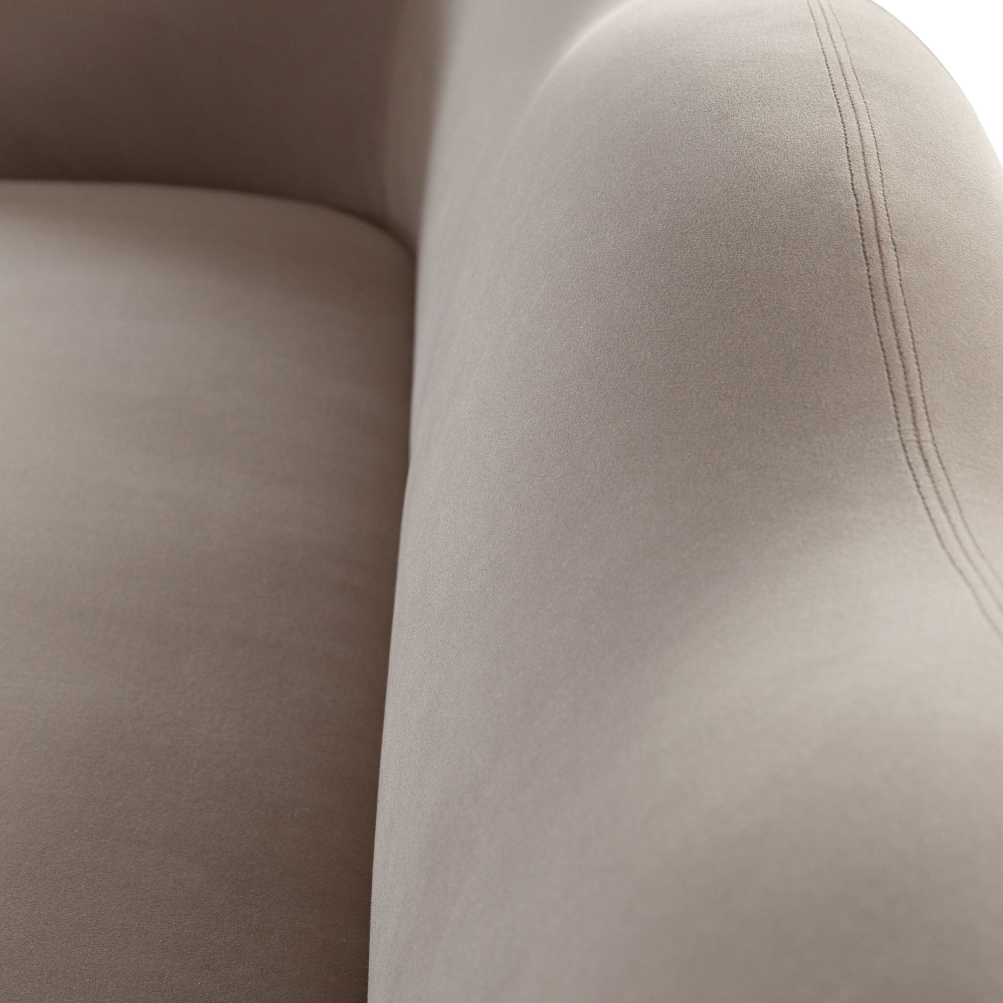 Maya Sofa in Modern Shitake Mink Performance Velvet by Diamond Sofa