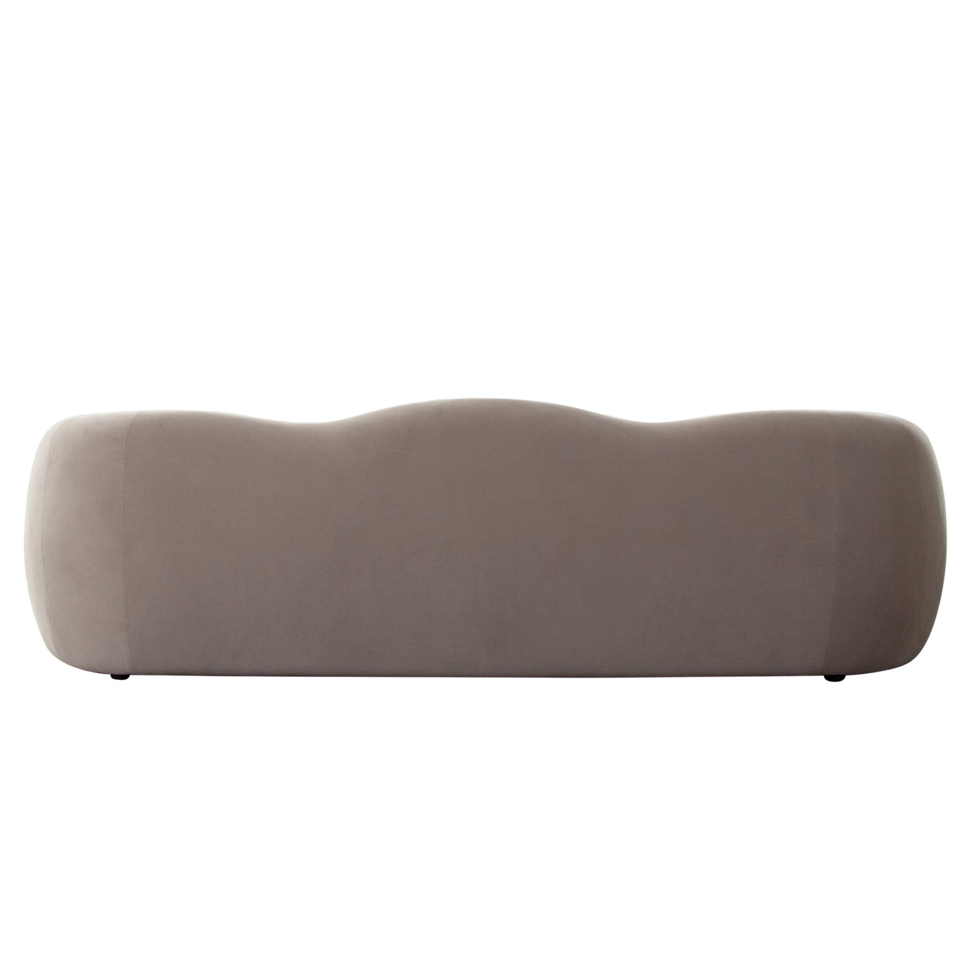 Maya Sofa in Modern Shitake Mink Performance Velvet by Diamond Sofa