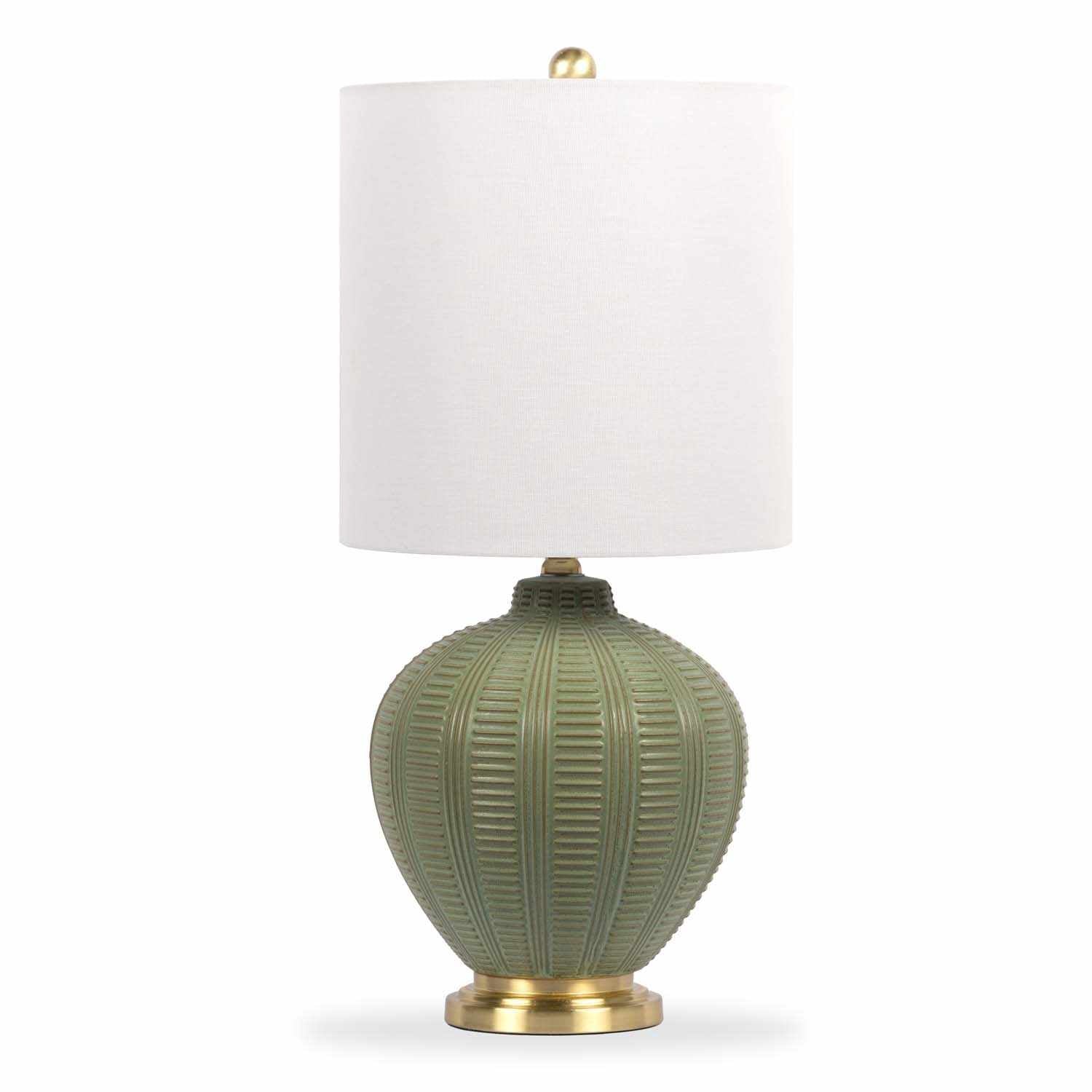 McMurray Green Textured Table Lamp