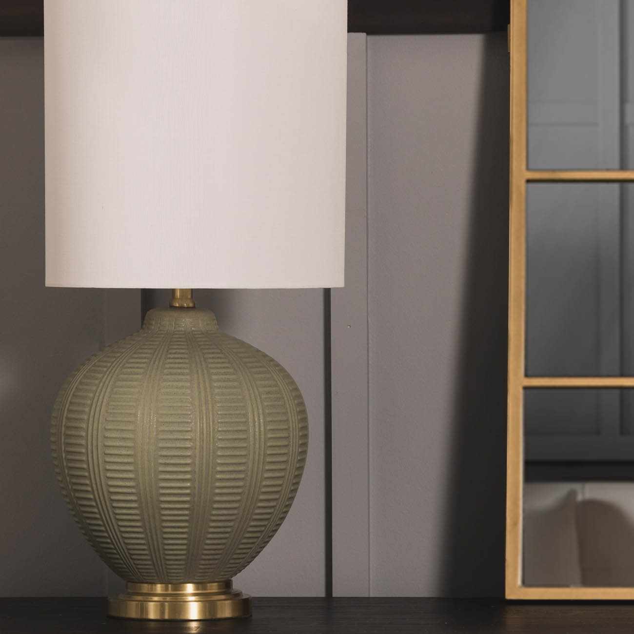 McMurray Green Textured Table Lamp