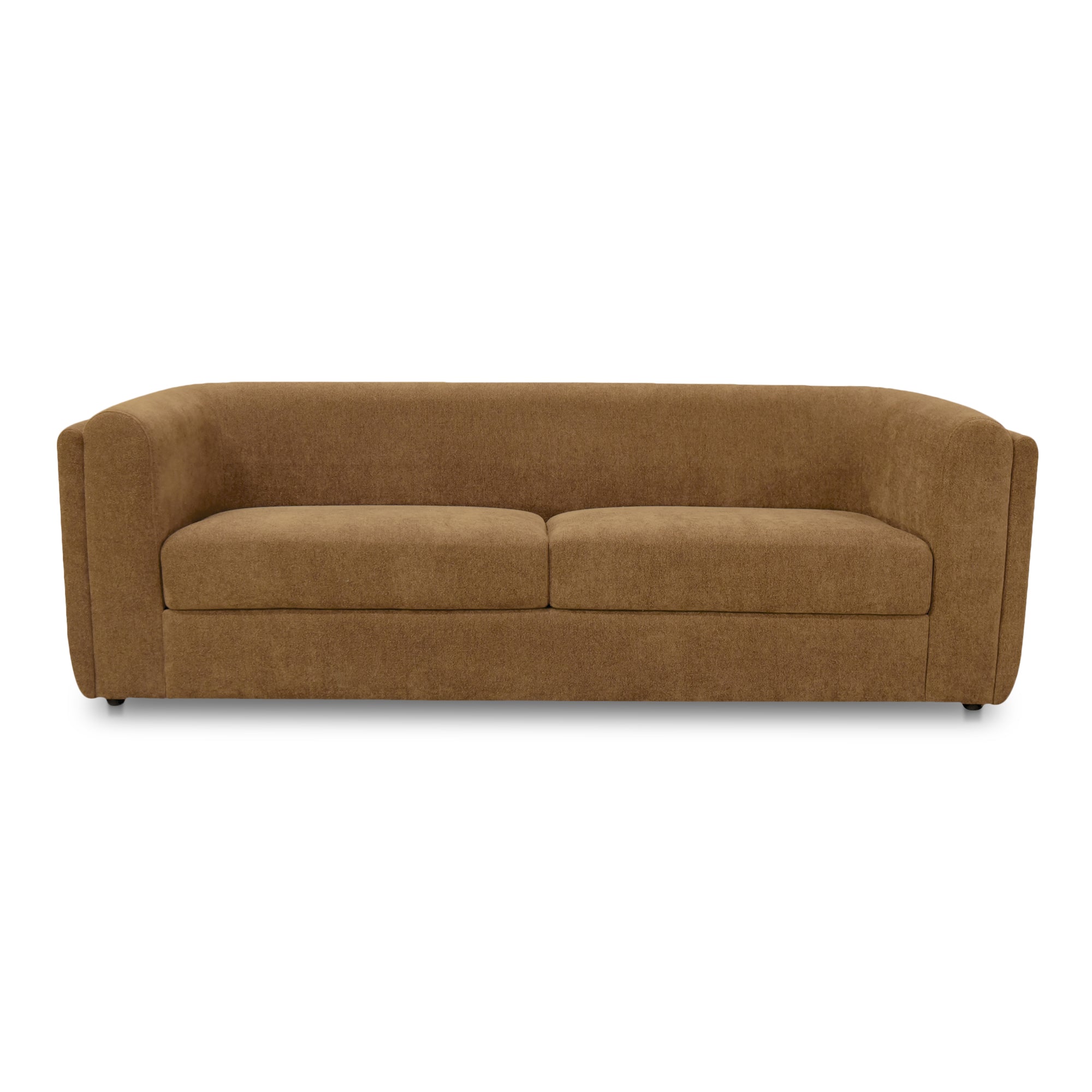 Alora Sofa Fabric Ochre Brown - Moes Home