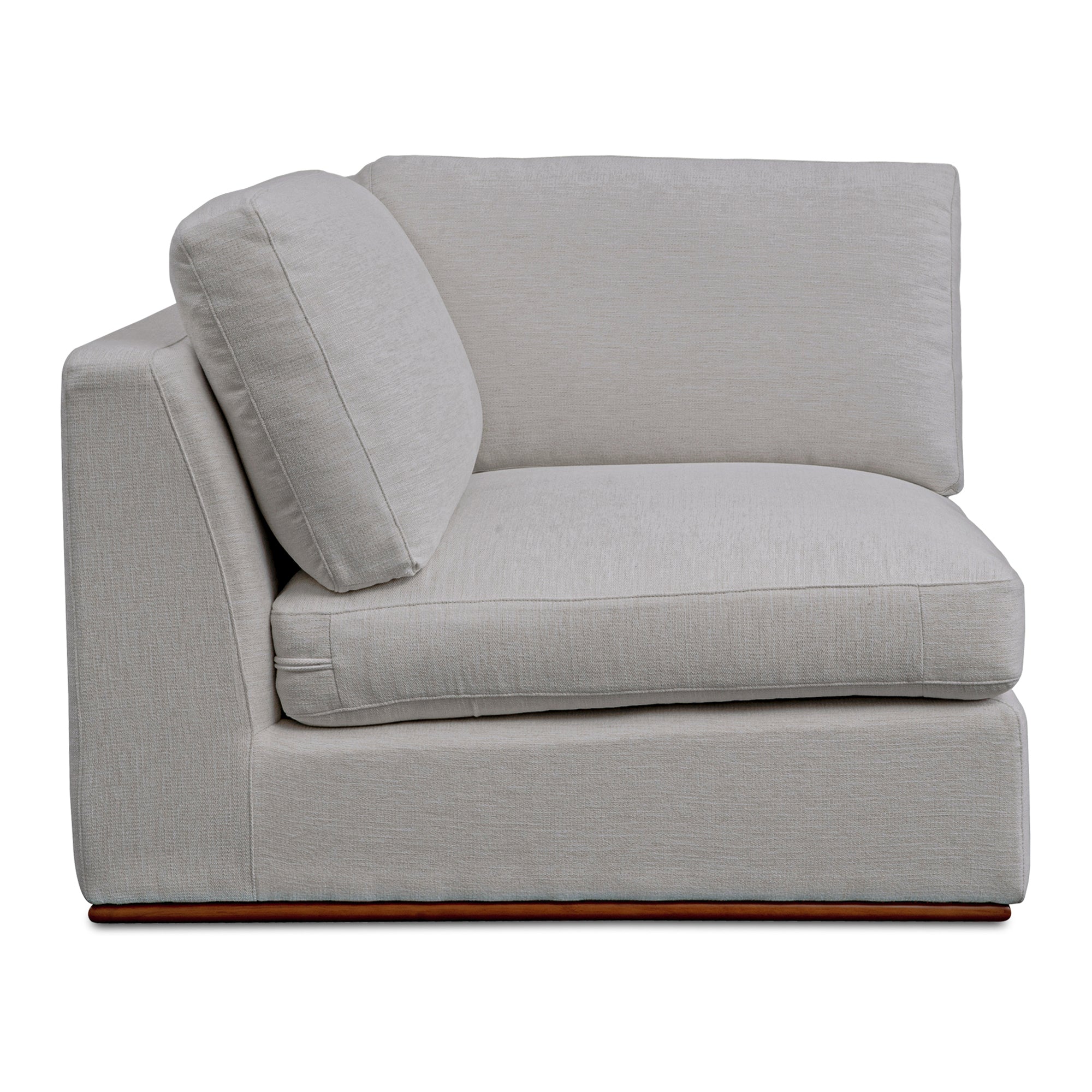 Rue Corner Chair Flecked Grey