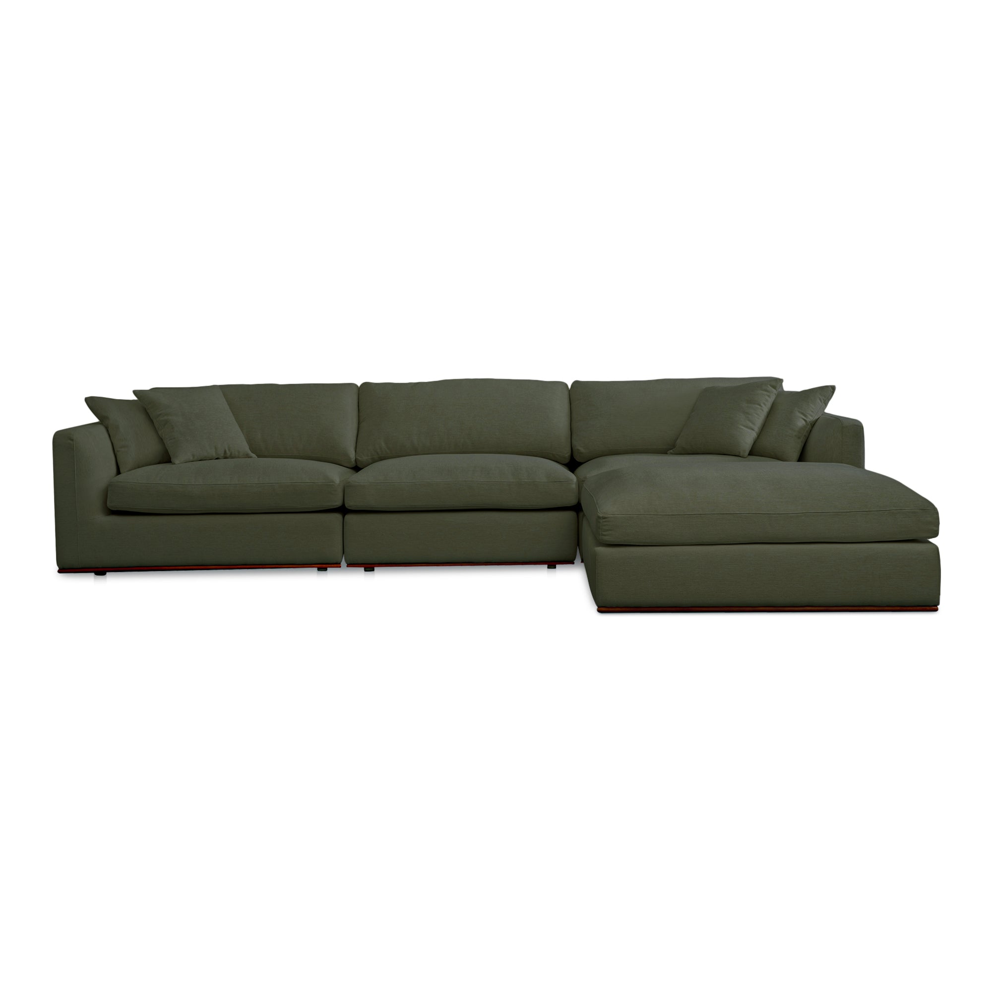 Rue Lounge Modular Sectional Deep Green