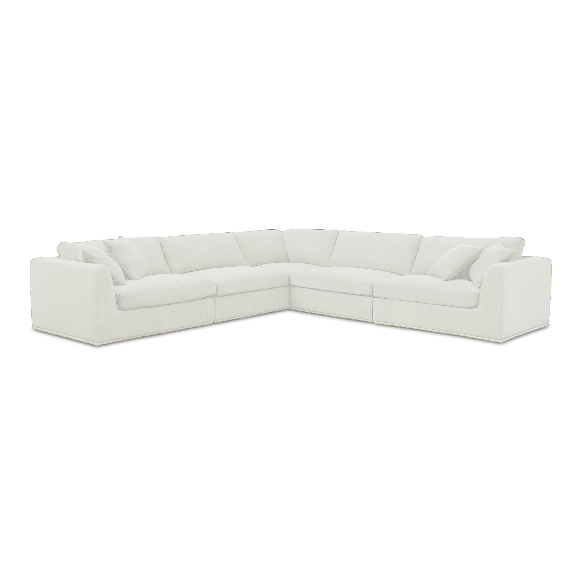Rue Classic L Modular Sectional Off White