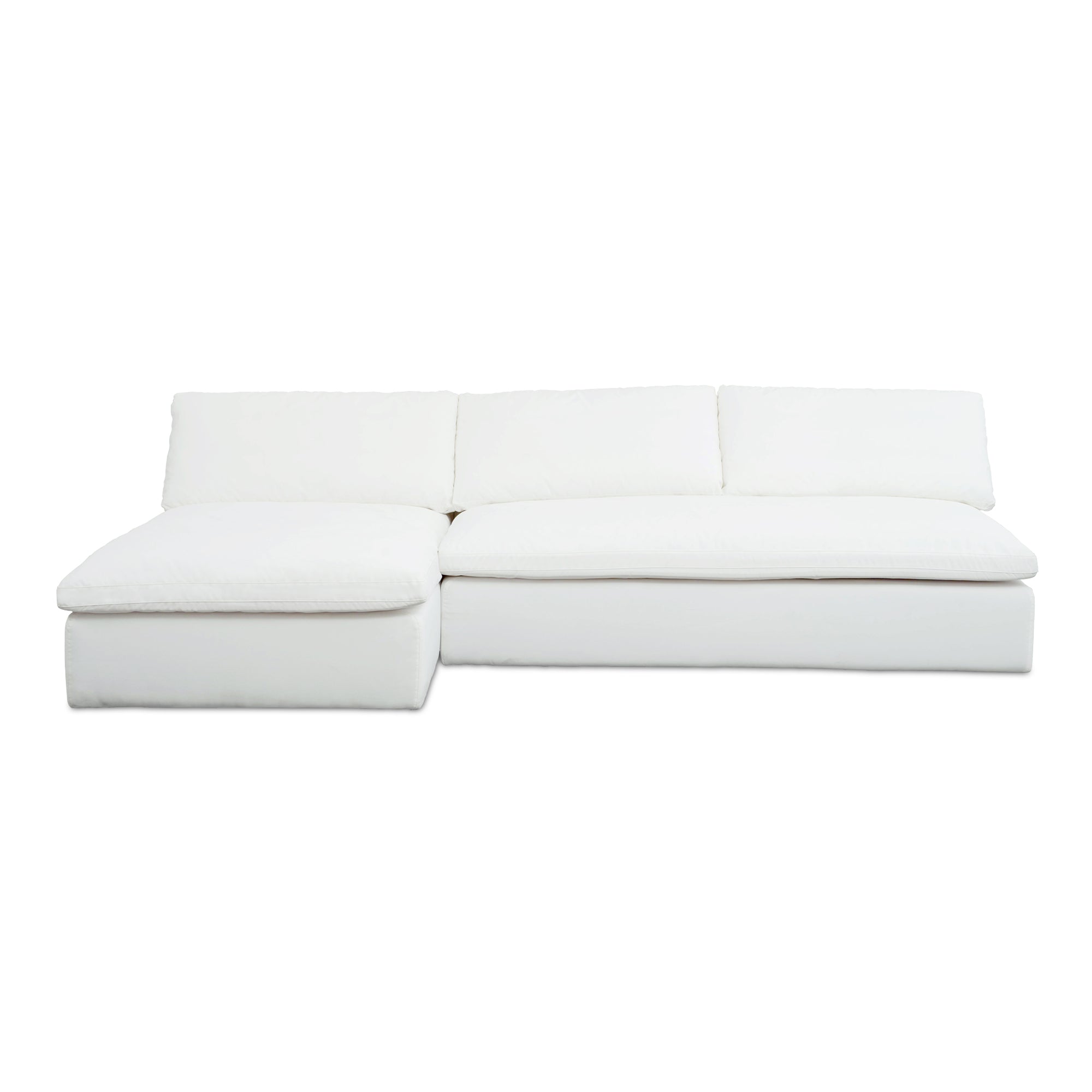 Miles Outdoor Modular 2 Piece White - Moes Home