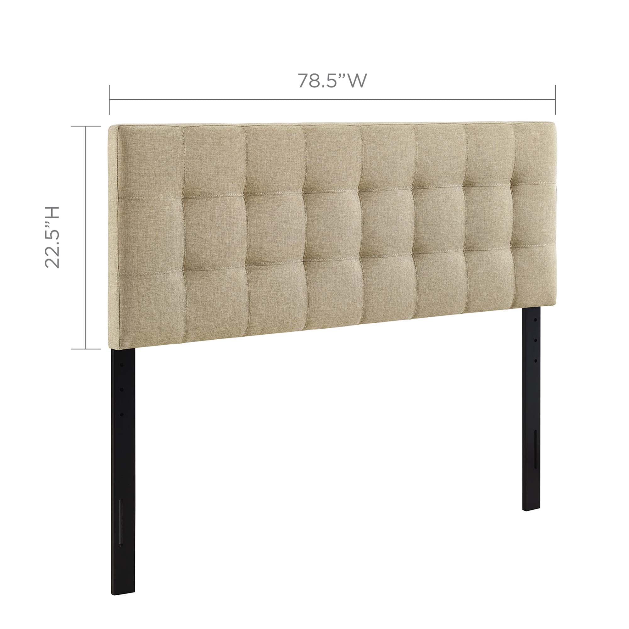 Lily Upholstered Fabric King Headboard by Modway - Best Buy Furniture