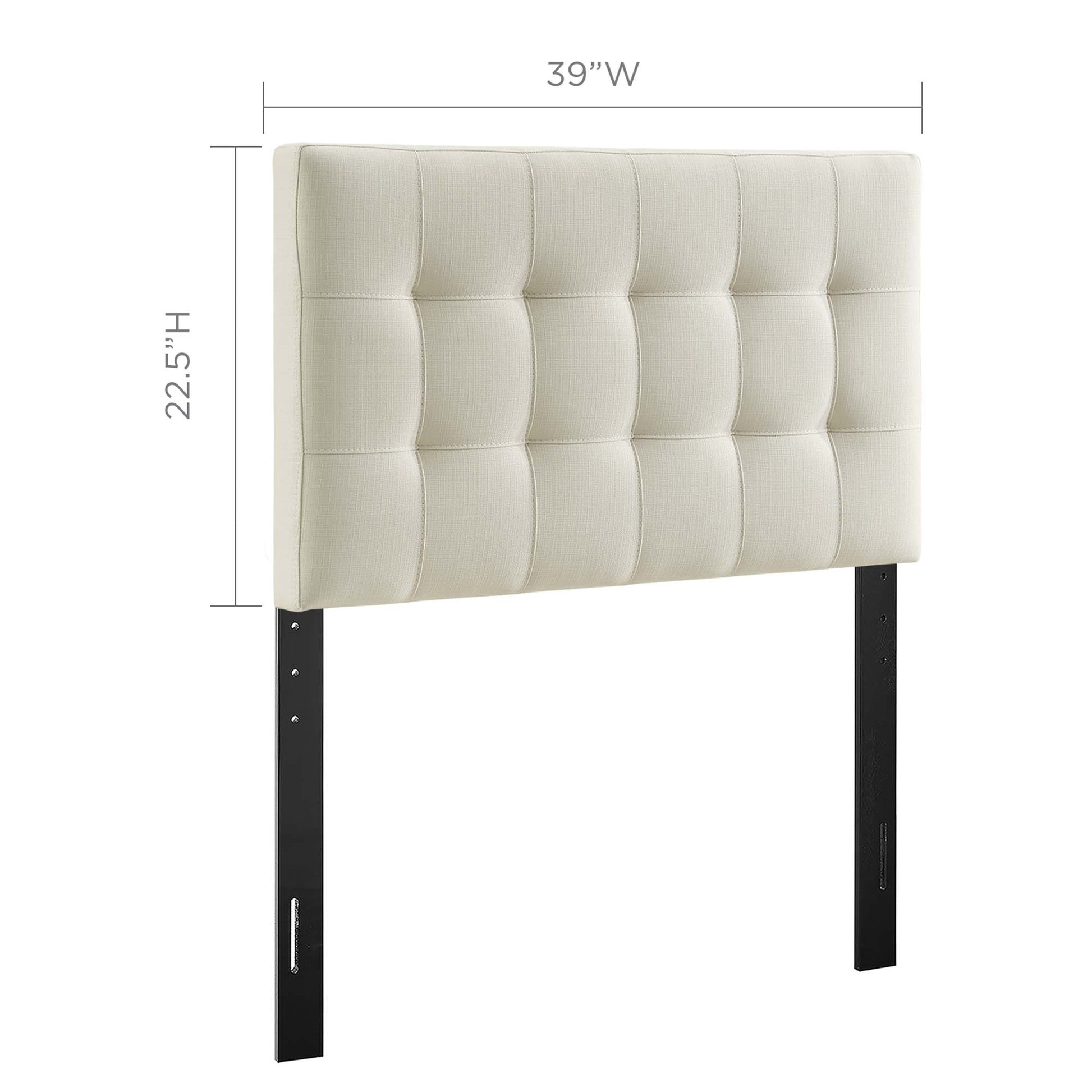 Lily Upholstered Fabric Twin Headboard by Modway - Best Buy Furniture