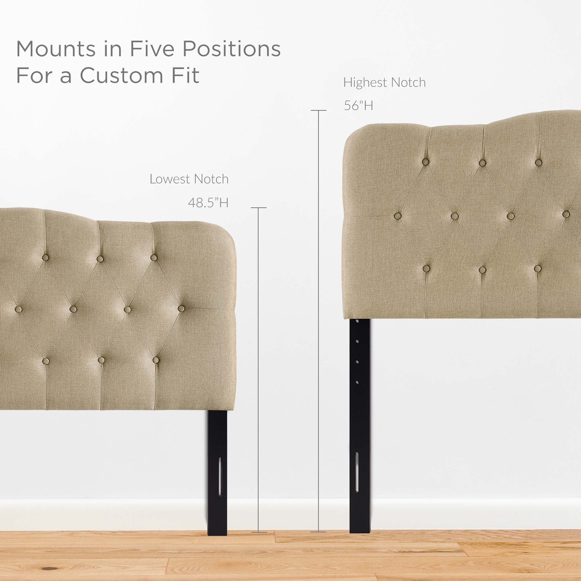 Annabel Upholstered Fabric Queen Headboard by Modway - Best Buy Furniture