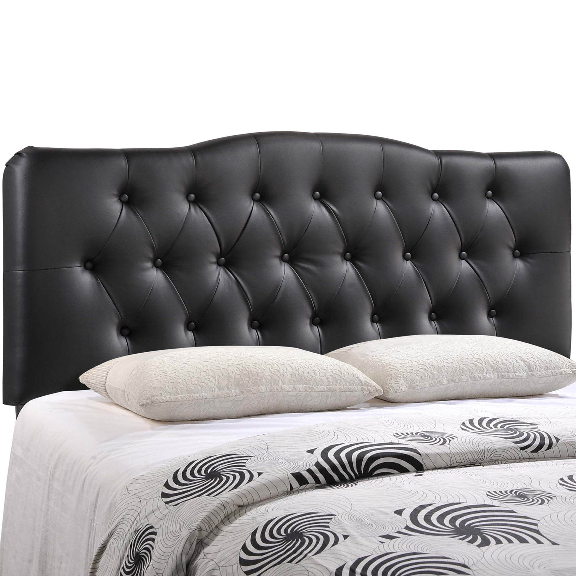 Annabel Upholstered Vinyl Queen Headboard by Modway - Best Buy Furniture