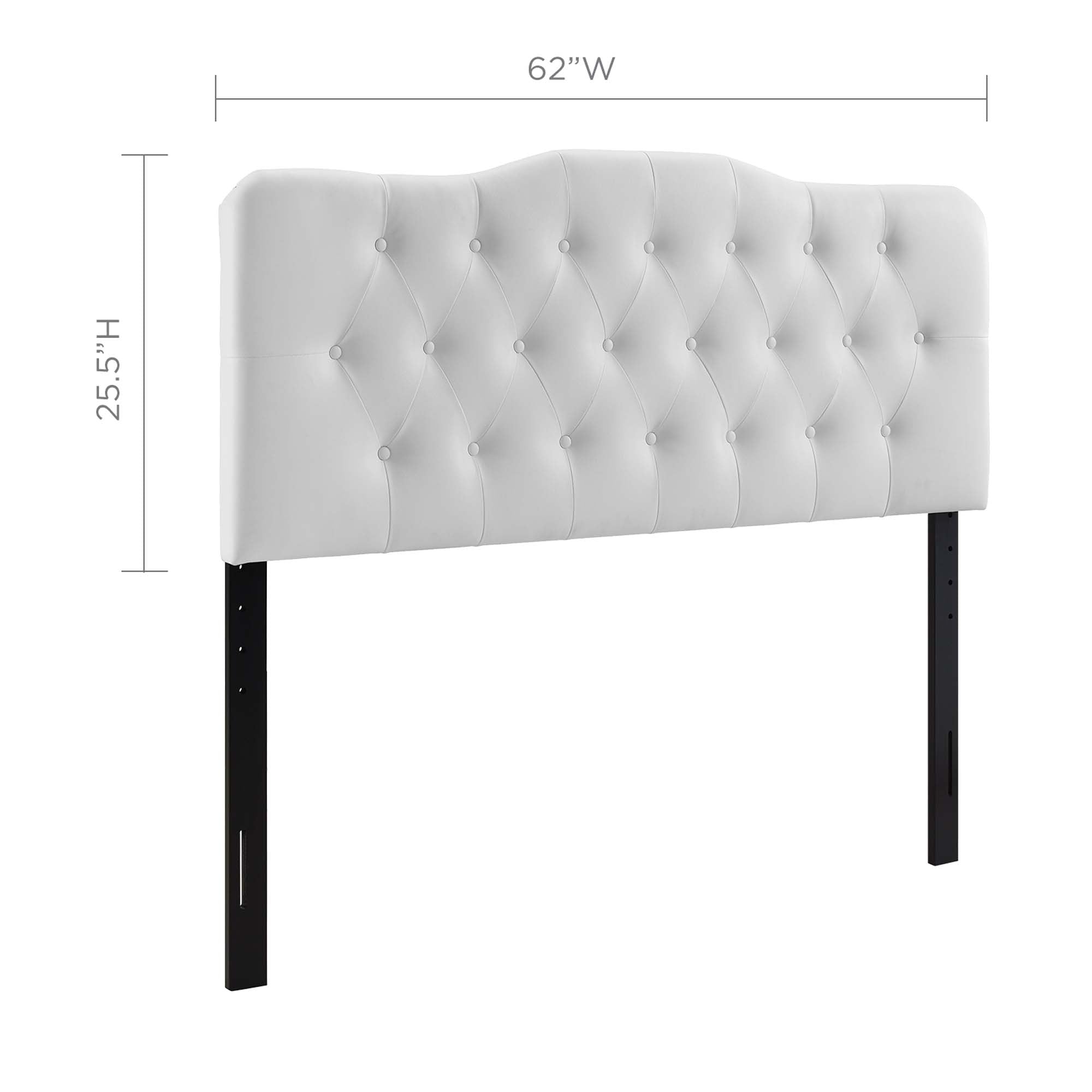Annabel Upholstered Vinyl Queen Headboard by Modway - Best Buy Furniture