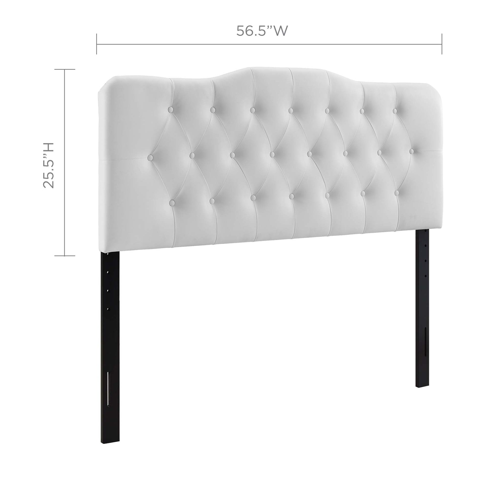 Annabel Upholstered Vinyl Full Headboard by Modway - Best Buy Furniture