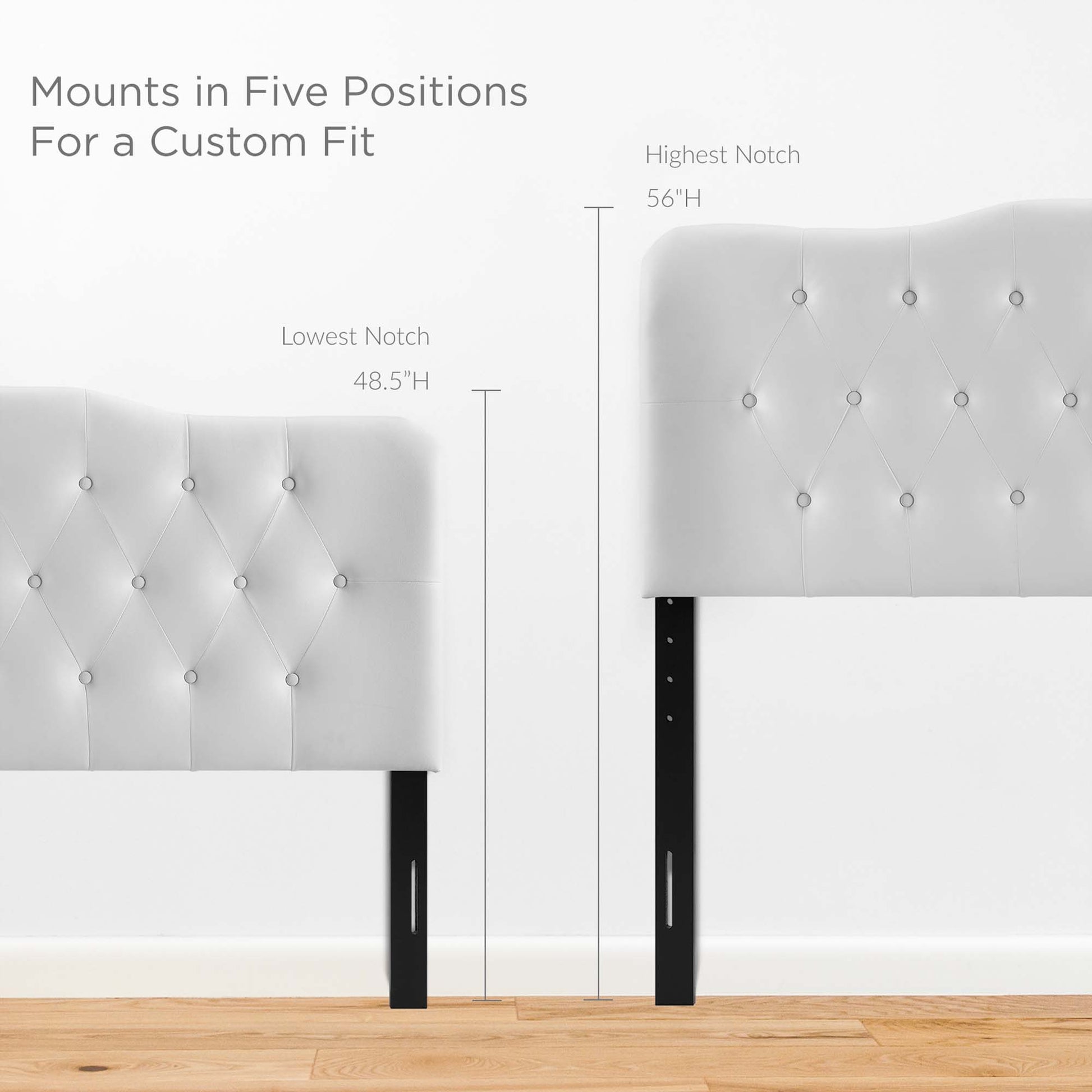 Annabel Upholstered Vinyl Full Headboard by Modway - Best Buy Furniture