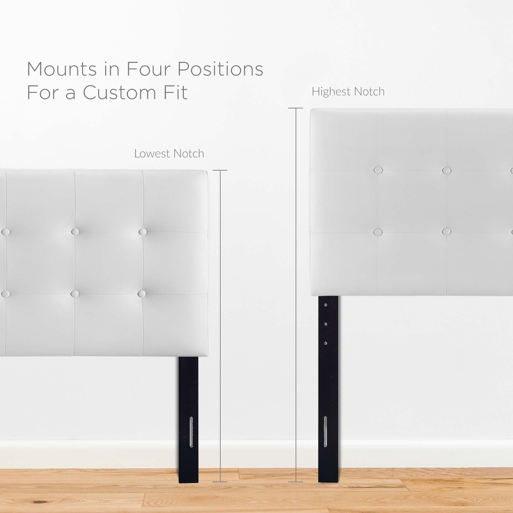 Emily Upholstered Vinyl Queen Headboard by Modway - Best Buy Furniture