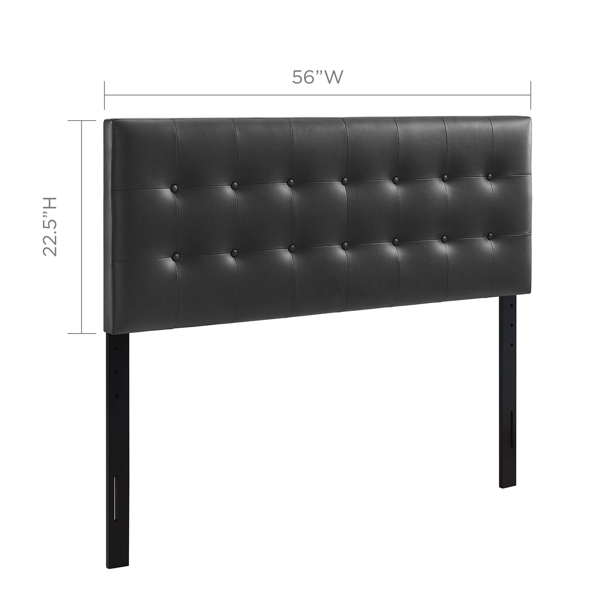 Emily Upholstered Vinyl Full Headboard by Modway - Best Buy Furniture