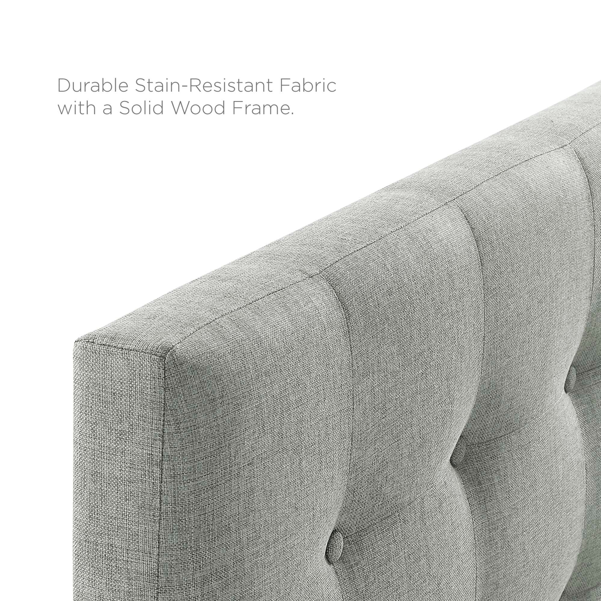 Emily Upholstered Fabric King Headboard by Modway