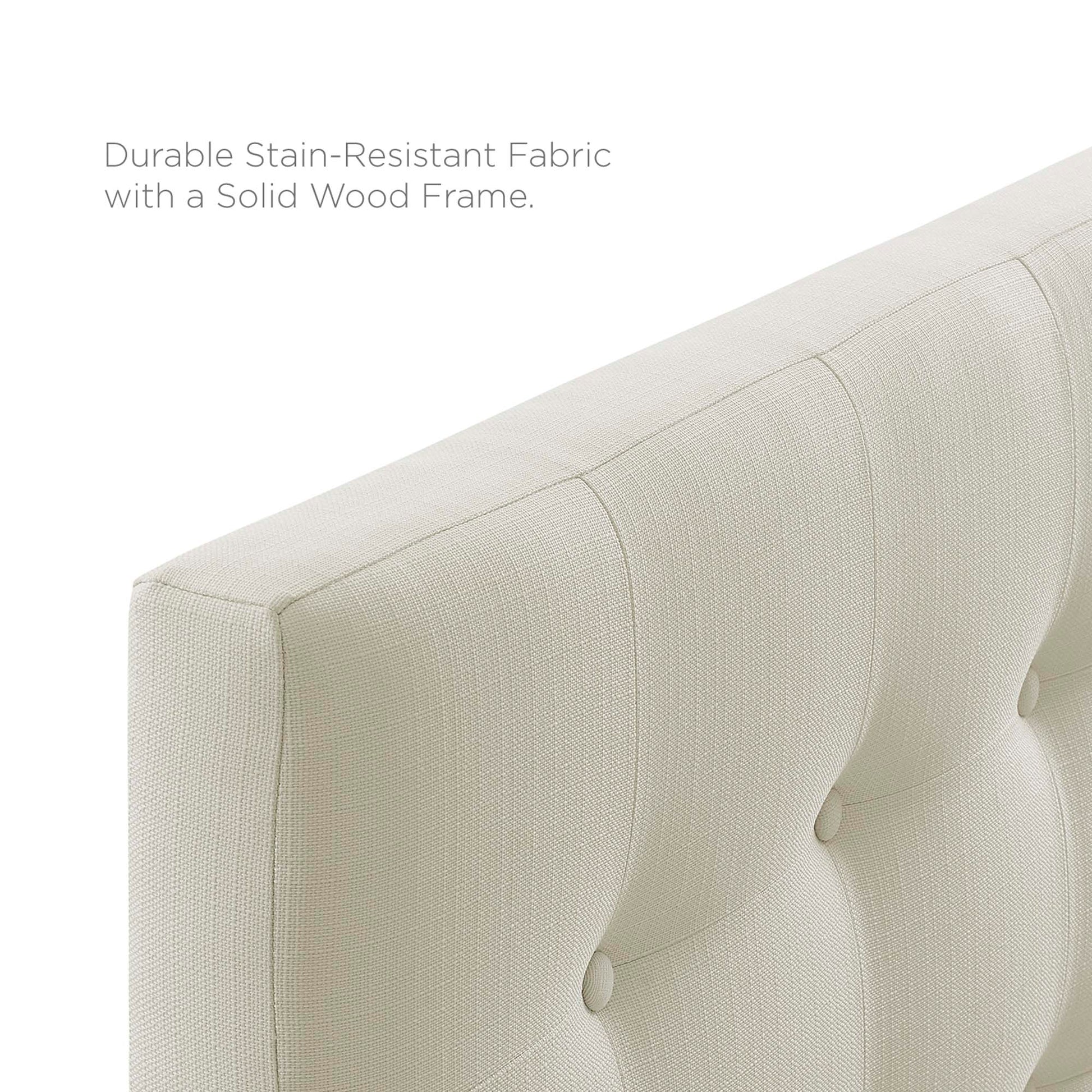 Emily Upholstered Fabric King Headboard by Modway - Best Buy Furniture