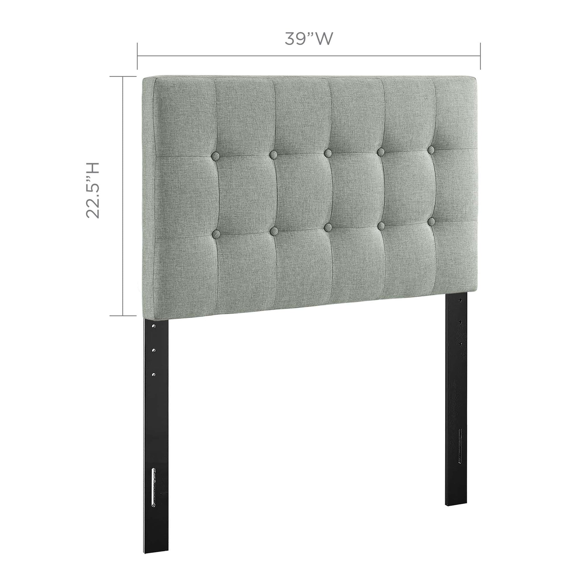 Emily Upholstered Fabric Twin Headboard by Modway - Best Buy Furniture