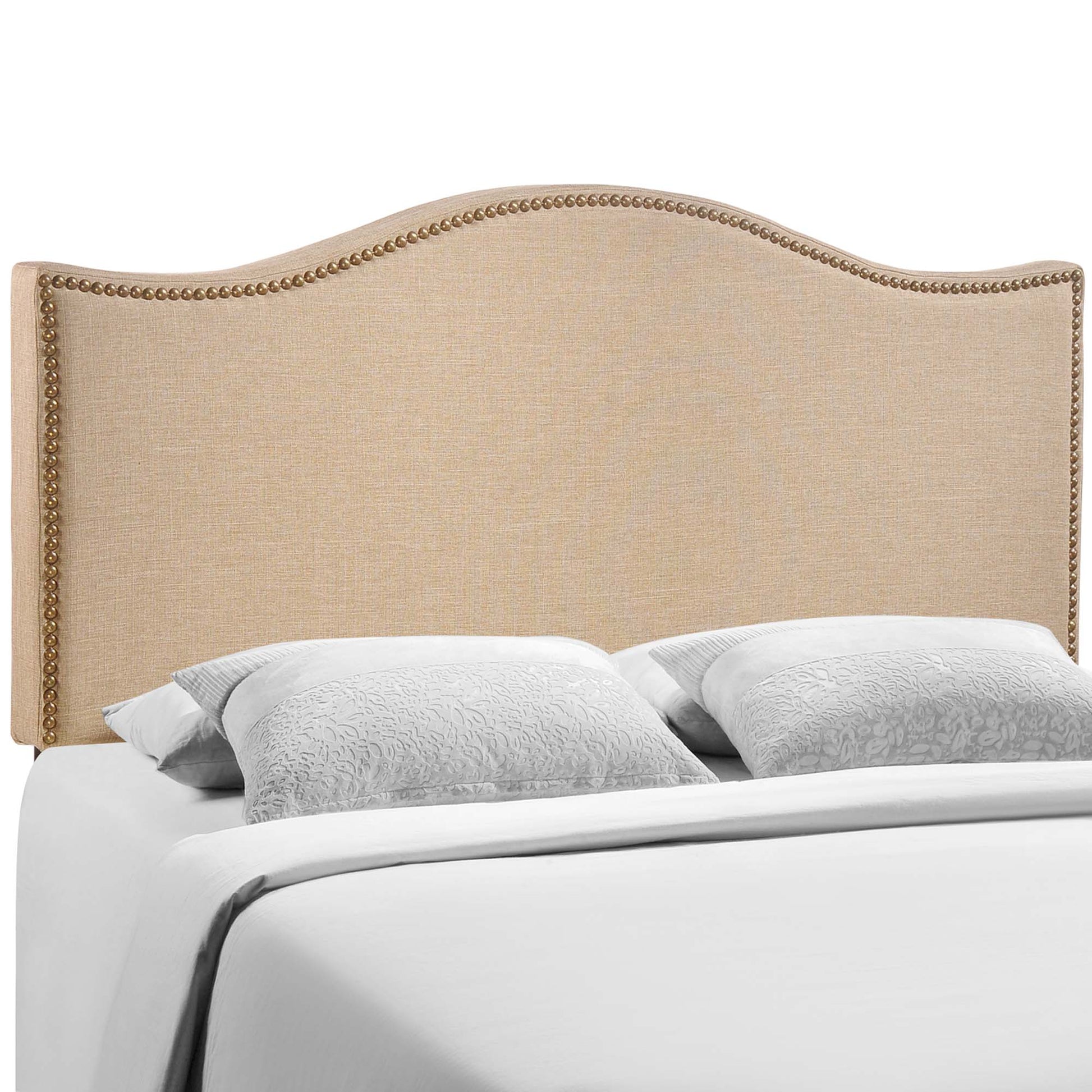 Curl Nailhead Upholstered Queen Headboard by Modway - Best Buy Furniture