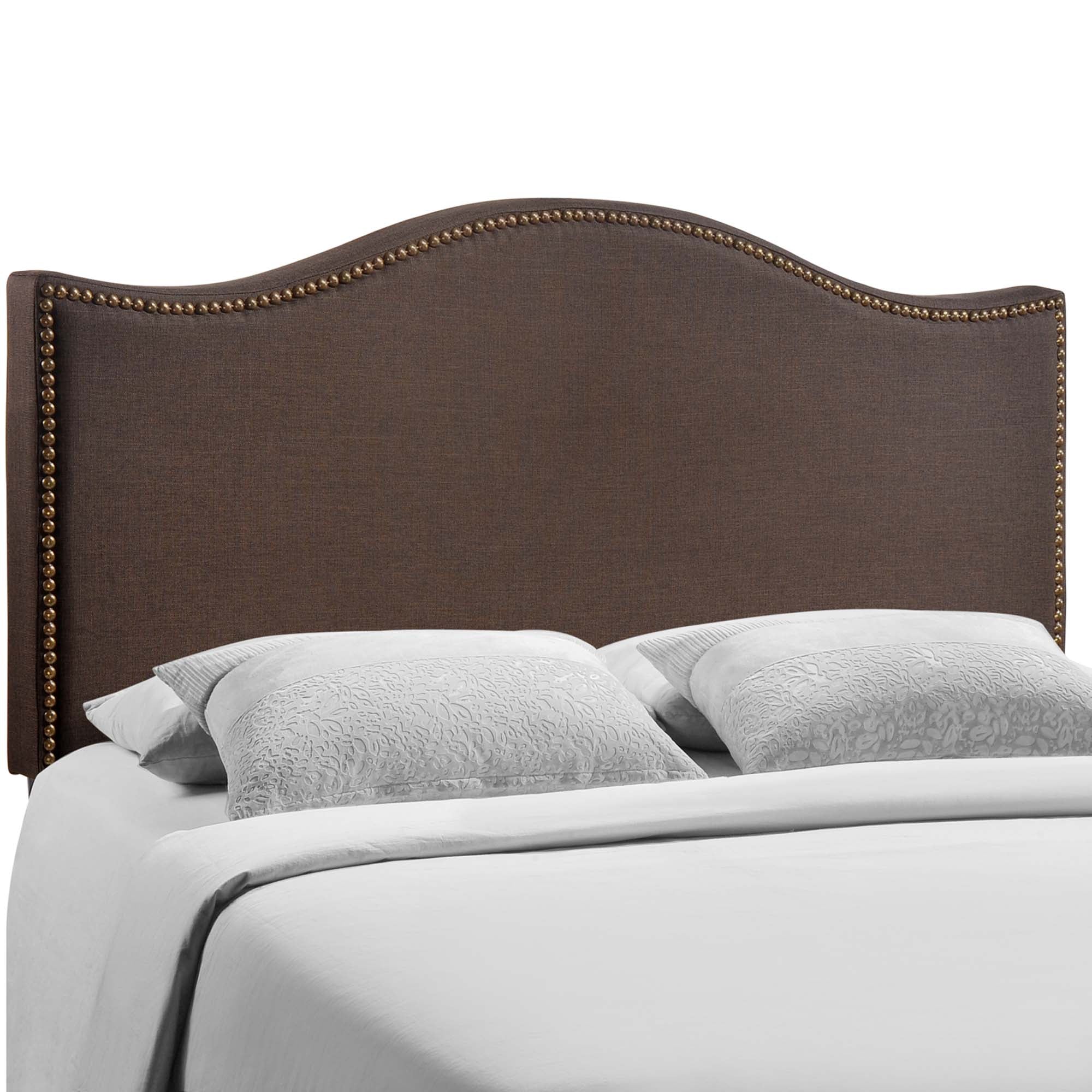 Curl Nailhead Upholstered Queen Headboard by Modway