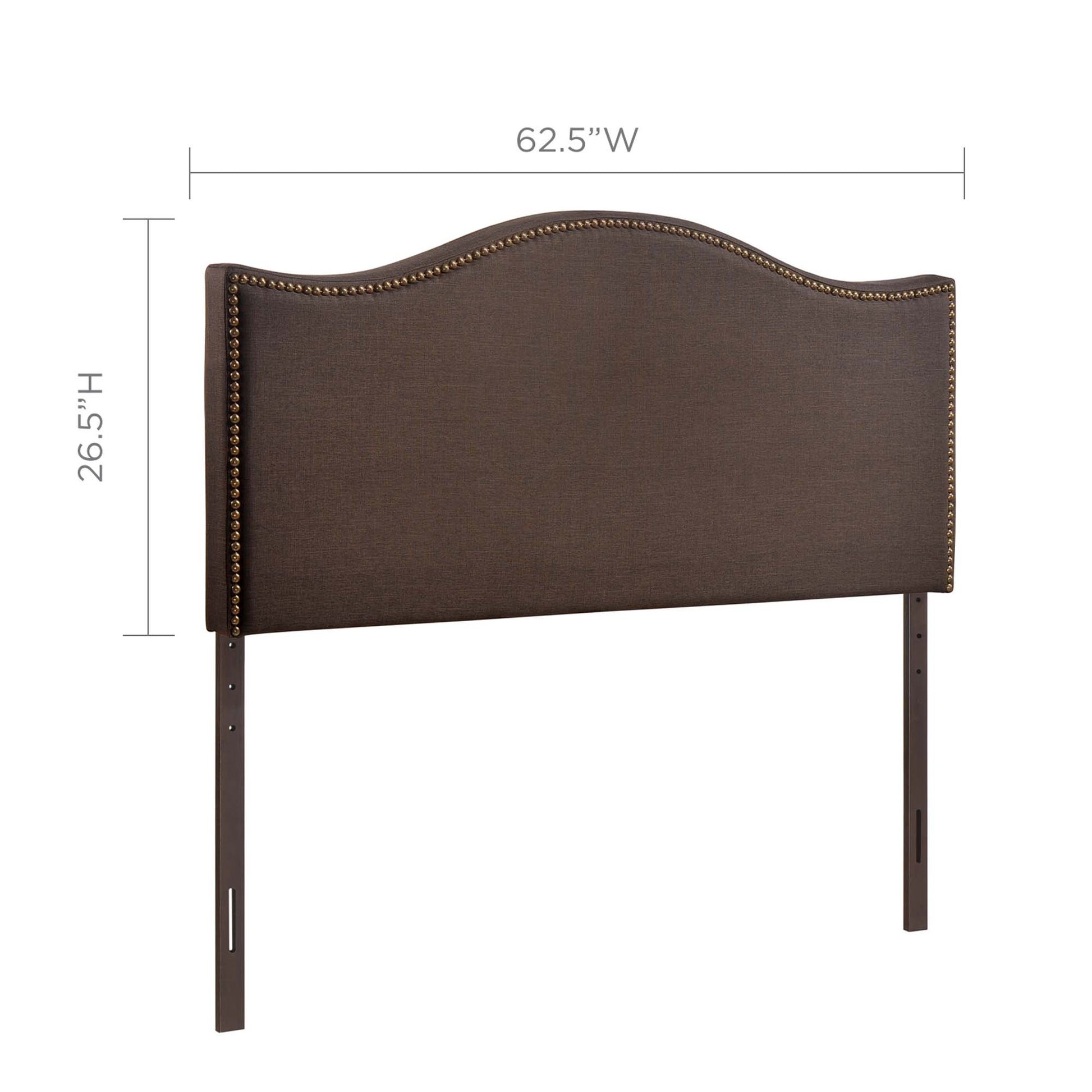 Curl Nailhead Upholstered Queen Headboard by Modway - Best Buy Furniture