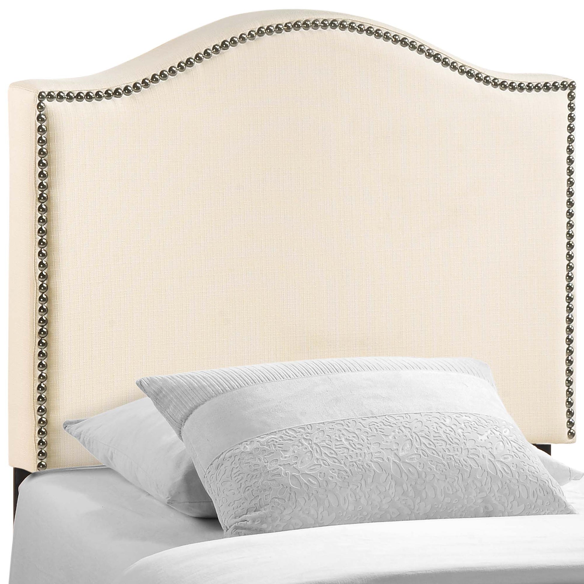 Curl Nailhead Upholstered Twin Headboard by Modway - Best Buy Furniture