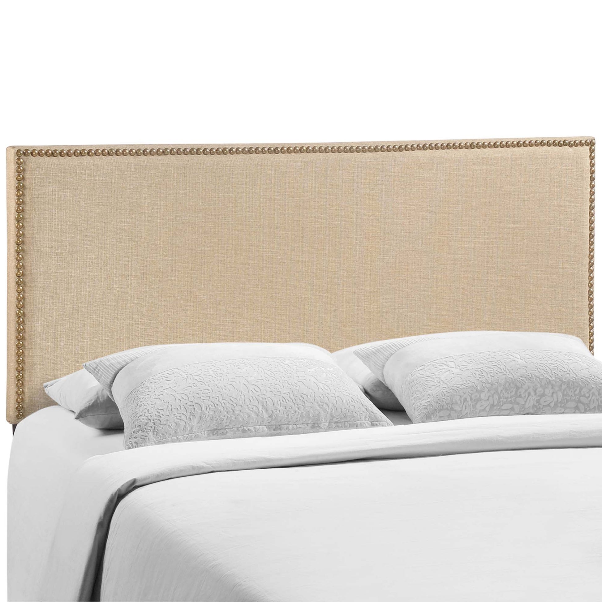 Region Nailhead Upholstered Queen Headboard by Modway - Best Buy Furniture