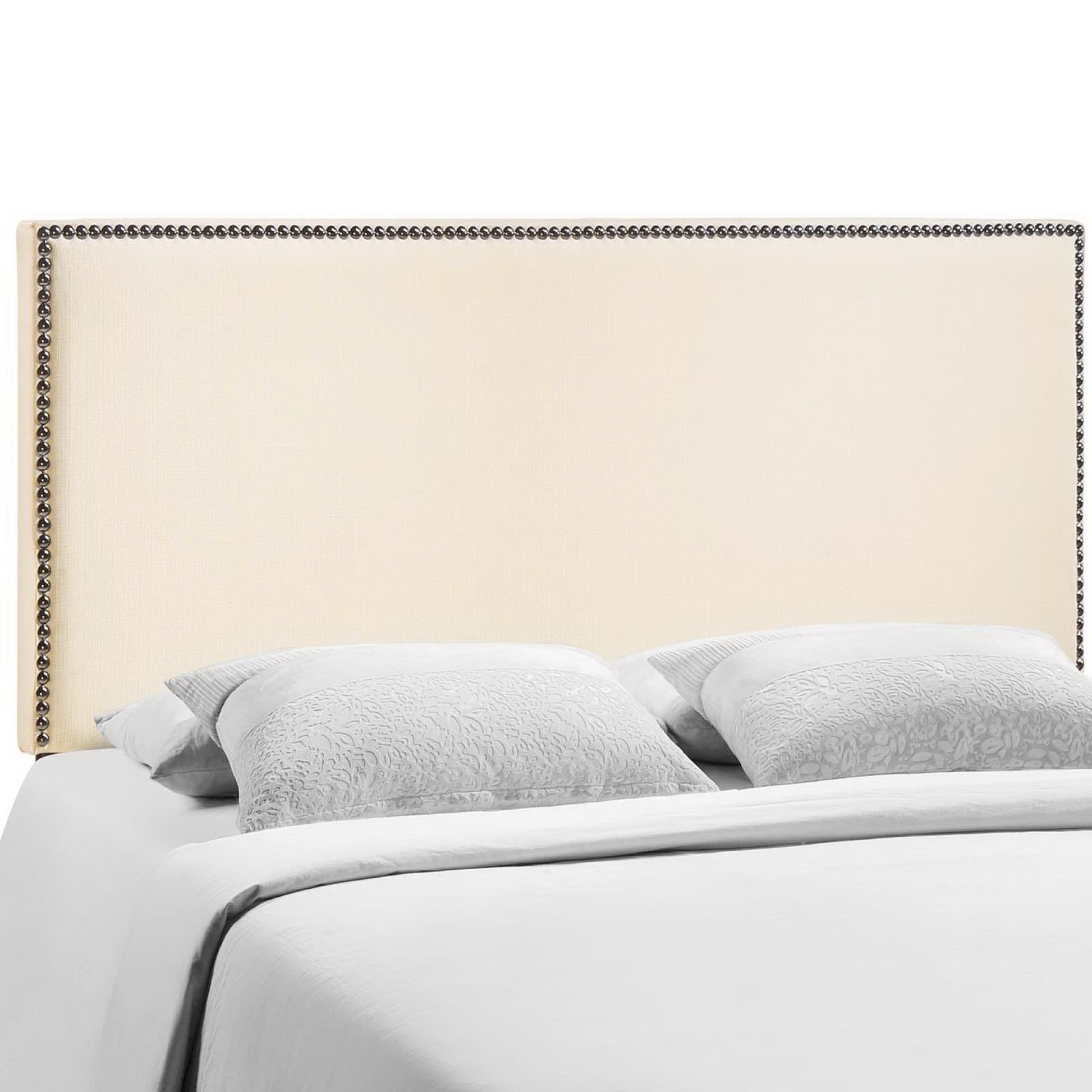 Region Nailhead Upholstered Queen Headboard by Modway - Best Buy Furniture