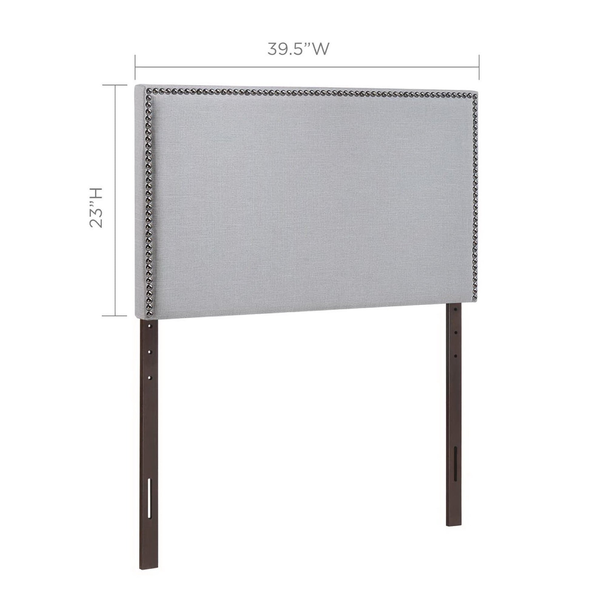Region Nailhead Upholstered Twin Headboard by Modway - Best Buy Furniture