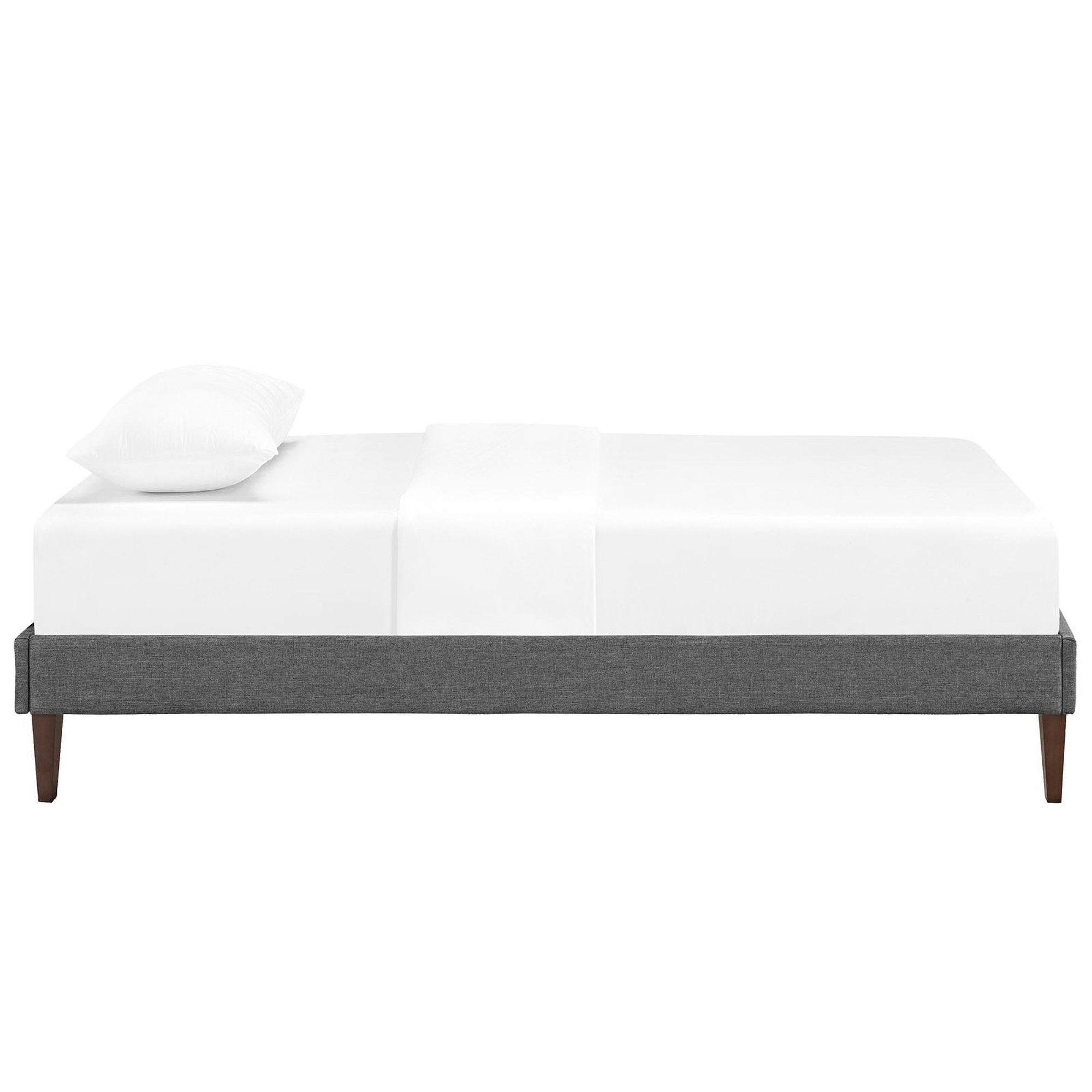 Sharon Fabric Twin Bed Frame with Squared Tapered Legs by Modway - Best Buy Furniture