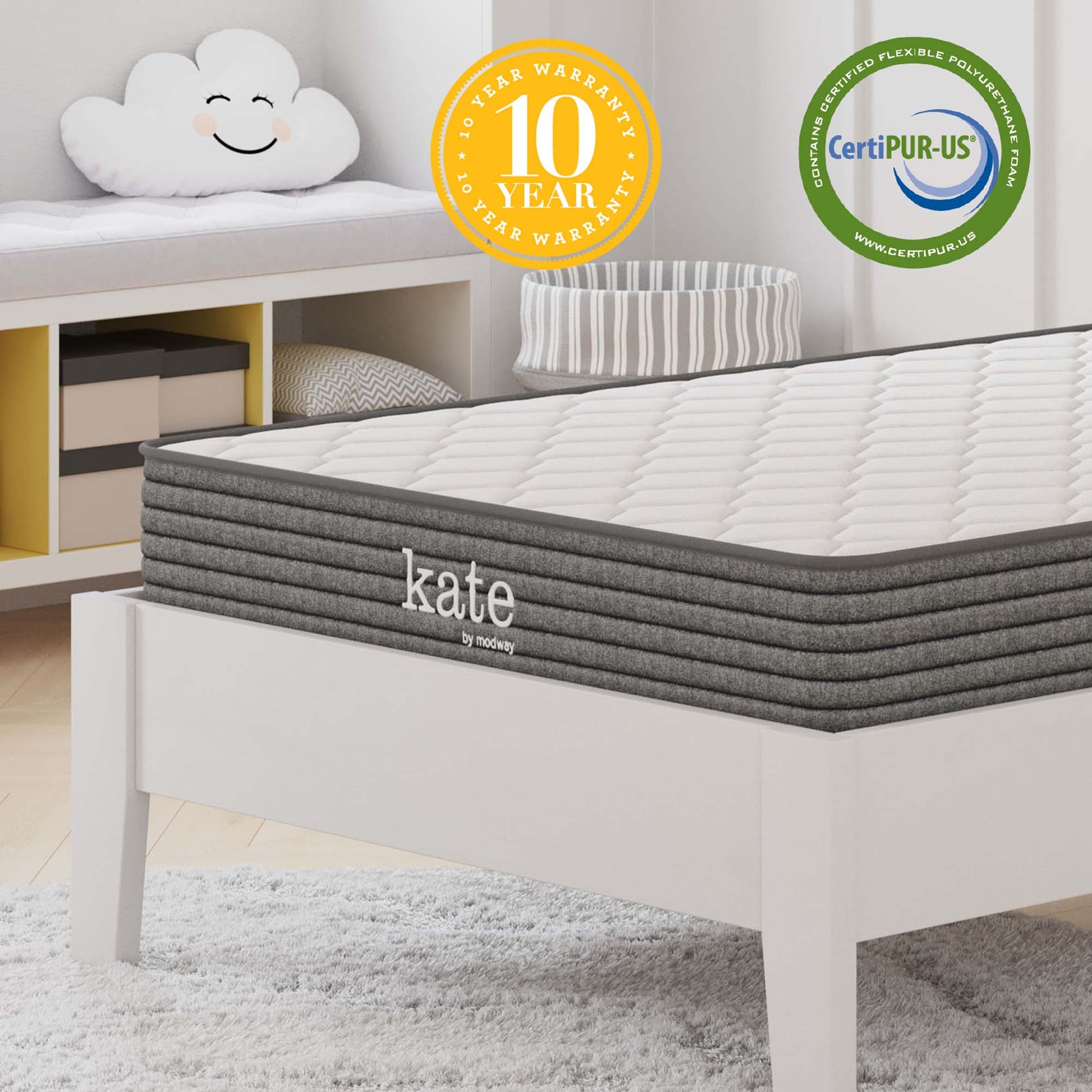 Kate 6" Twin Mattress by Modway - Best Buy Furniture