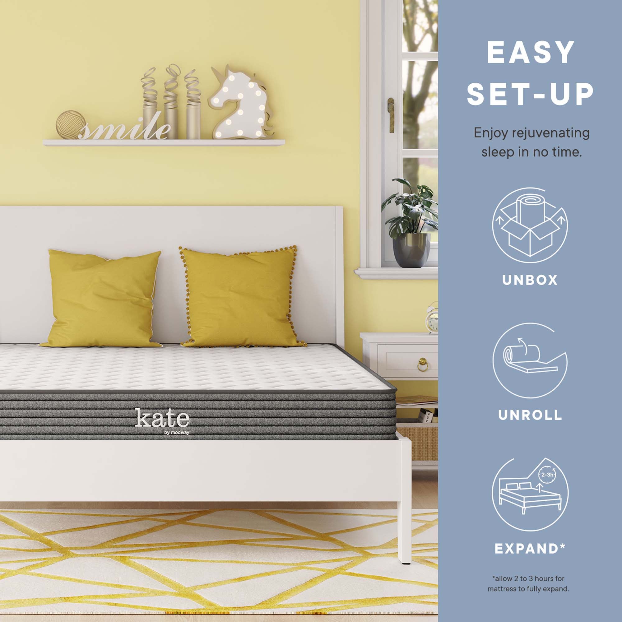 Kate 6" Full Mattress by Modway