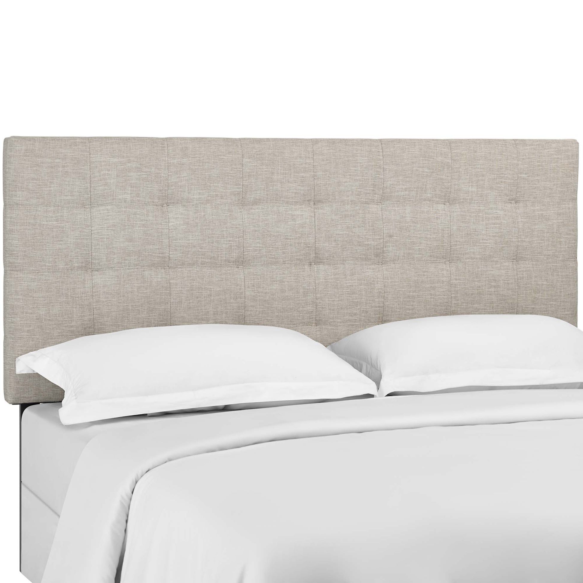 Paisley Tufted Upholstered Linen Fabric King and California King Headboard by Modway - Best Buy Furniture