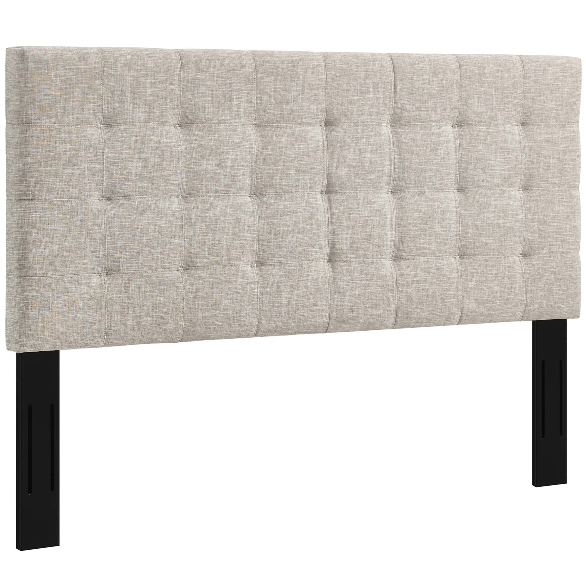 Paisley Tufted Upholstered Linen Fabric King and California King Headboard by Modway - Best Buy Furniture