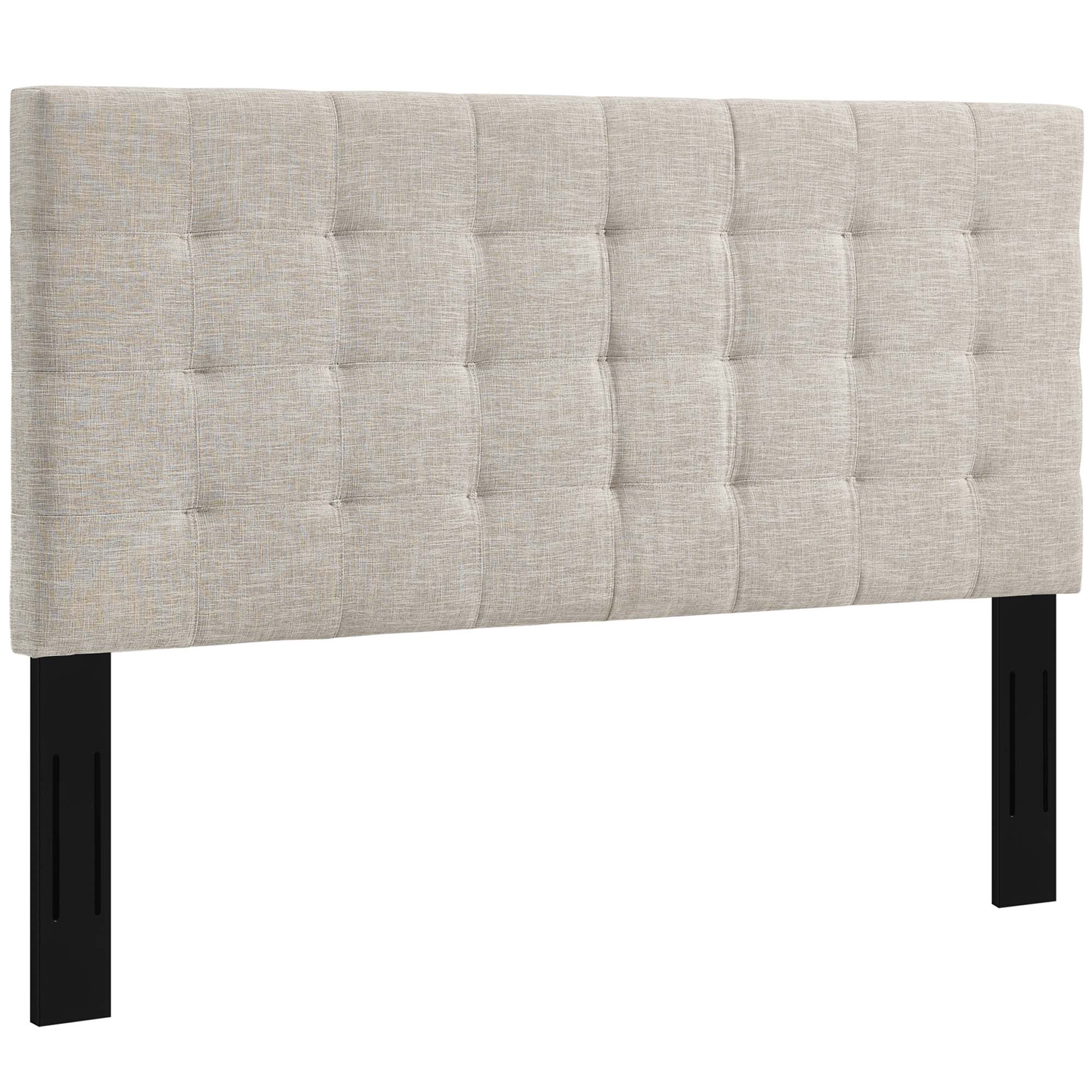 Paisley Tufted Upholstered Linen Fabric King and California King Headboard by Modway - Best Buy Furniture