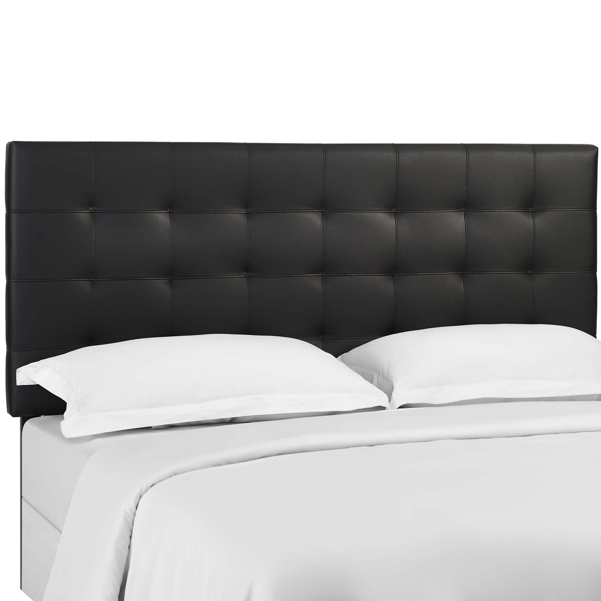 Paisley Tufted Upholstered Faux Leather King and California King Headboard by Modway - Best Buy Furniture