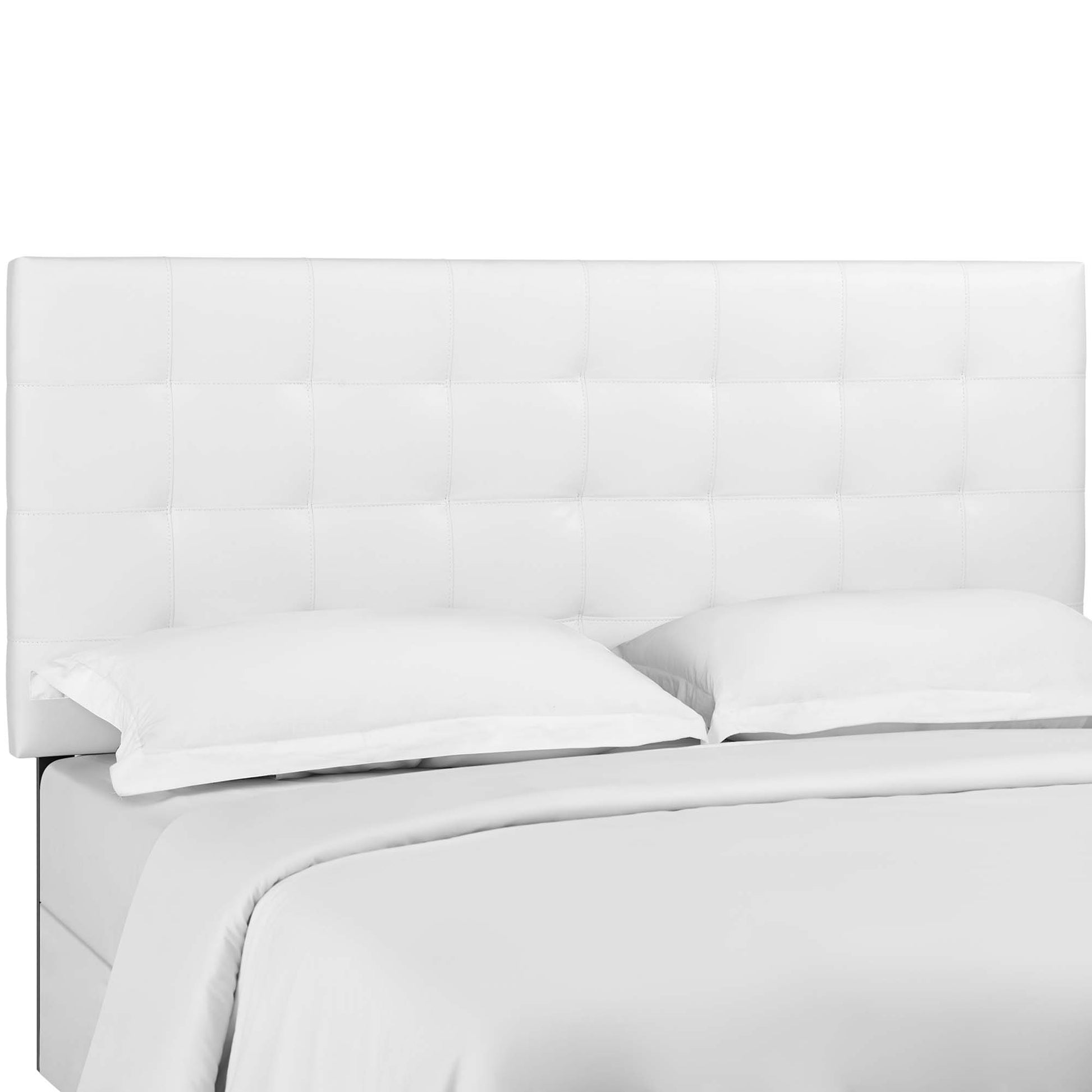 Paisley Tufted Upholstered Faux Leather King and California King Headboard by Modway - Best Buy Furniture