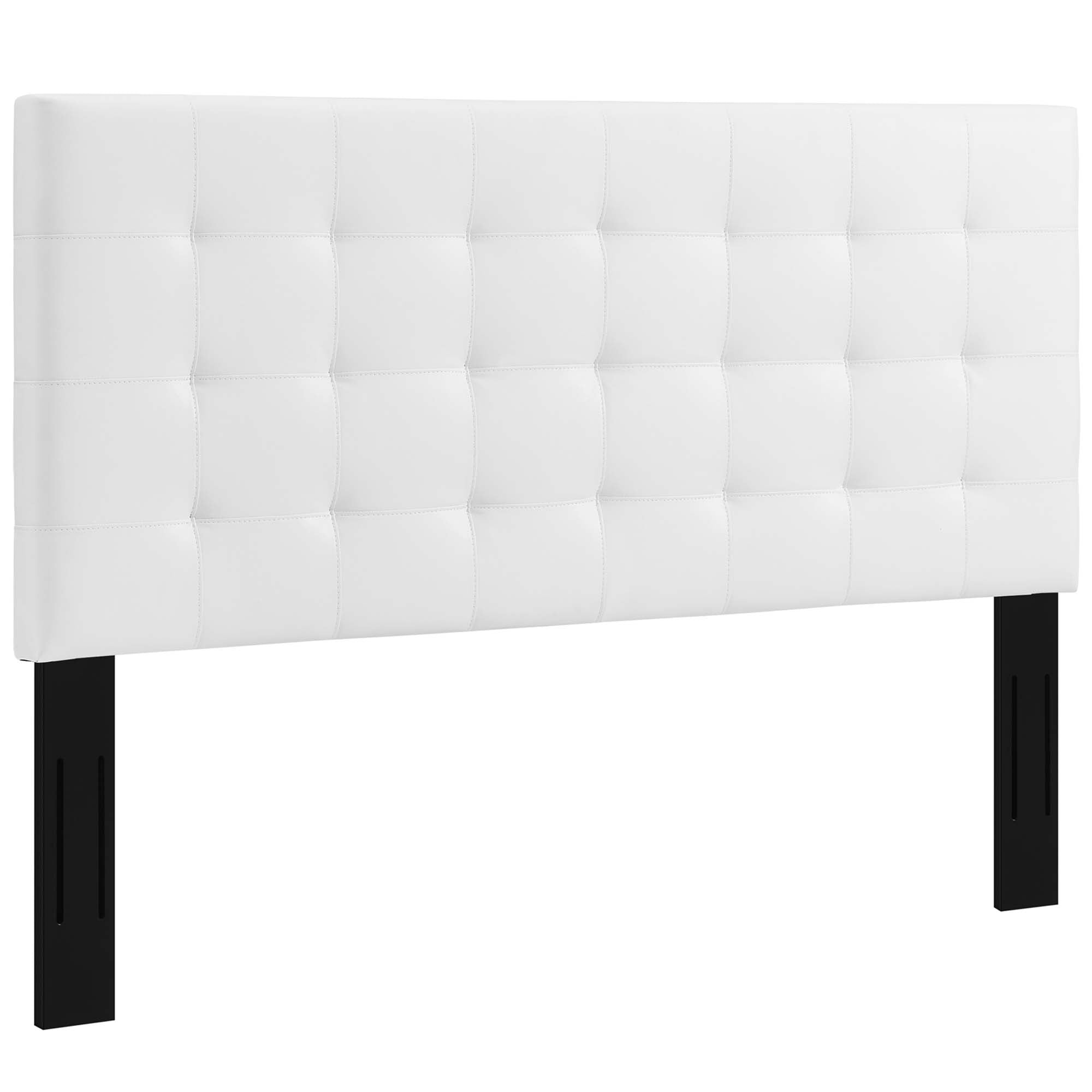 Paisley Tufted Upholstered Faux Leather King and California King Headboard by Modway - Best Buy Furniture