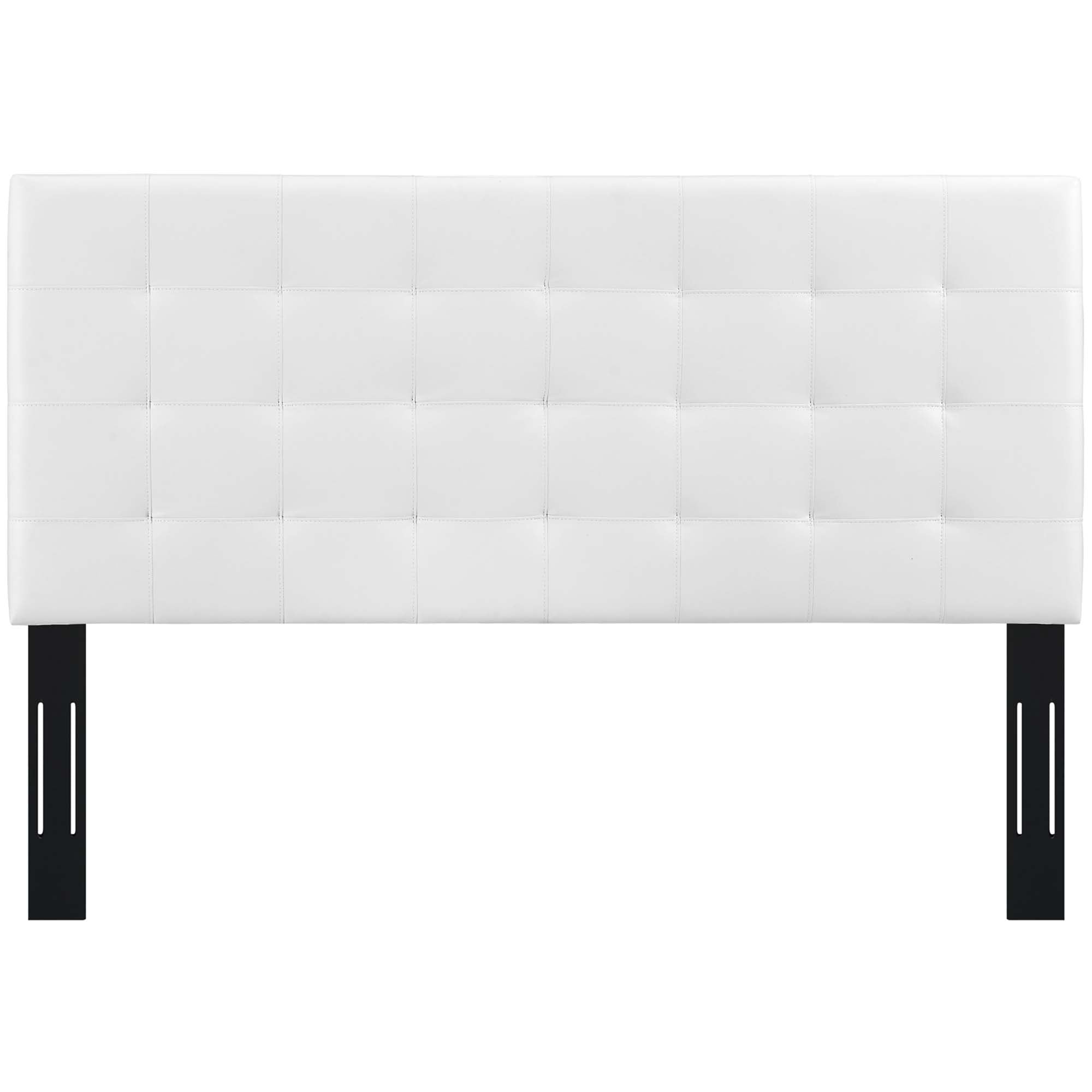Paisley Tufted Upholstered Faux Leather King and California King Headboard by Modway - Best Buy Furniture