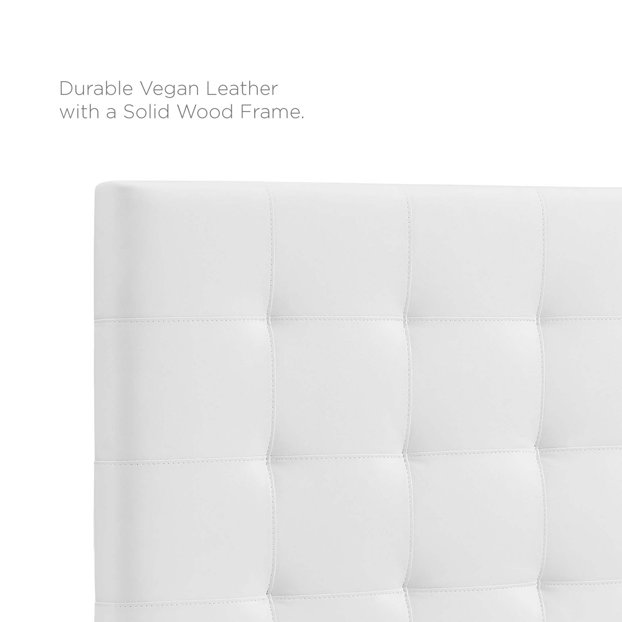 Paisley Tufted Upholstered Faux Leather King and California King Headboard by Modway - Best Buy Furniture