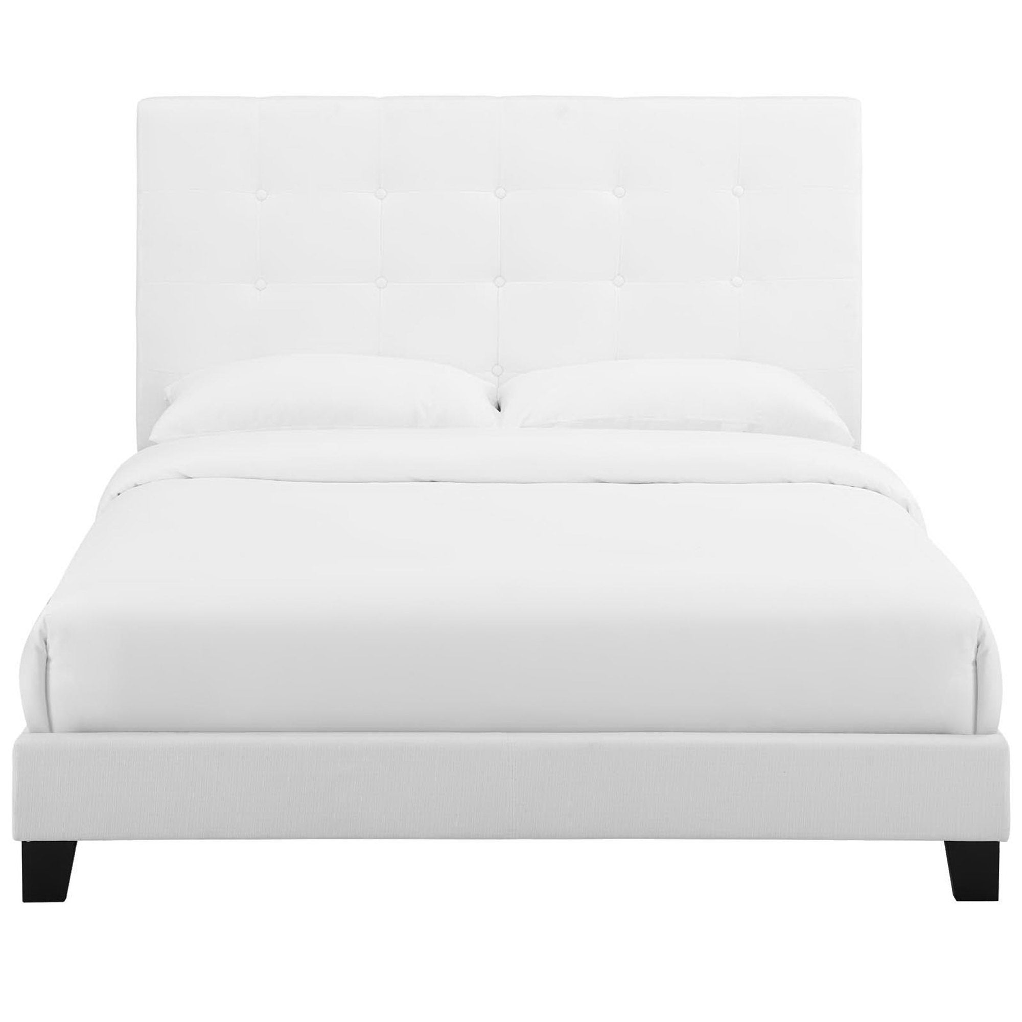 Melanie Tufted Button Upholstered Fabric Full Platform Bed by Modway - Best Buy Furniture