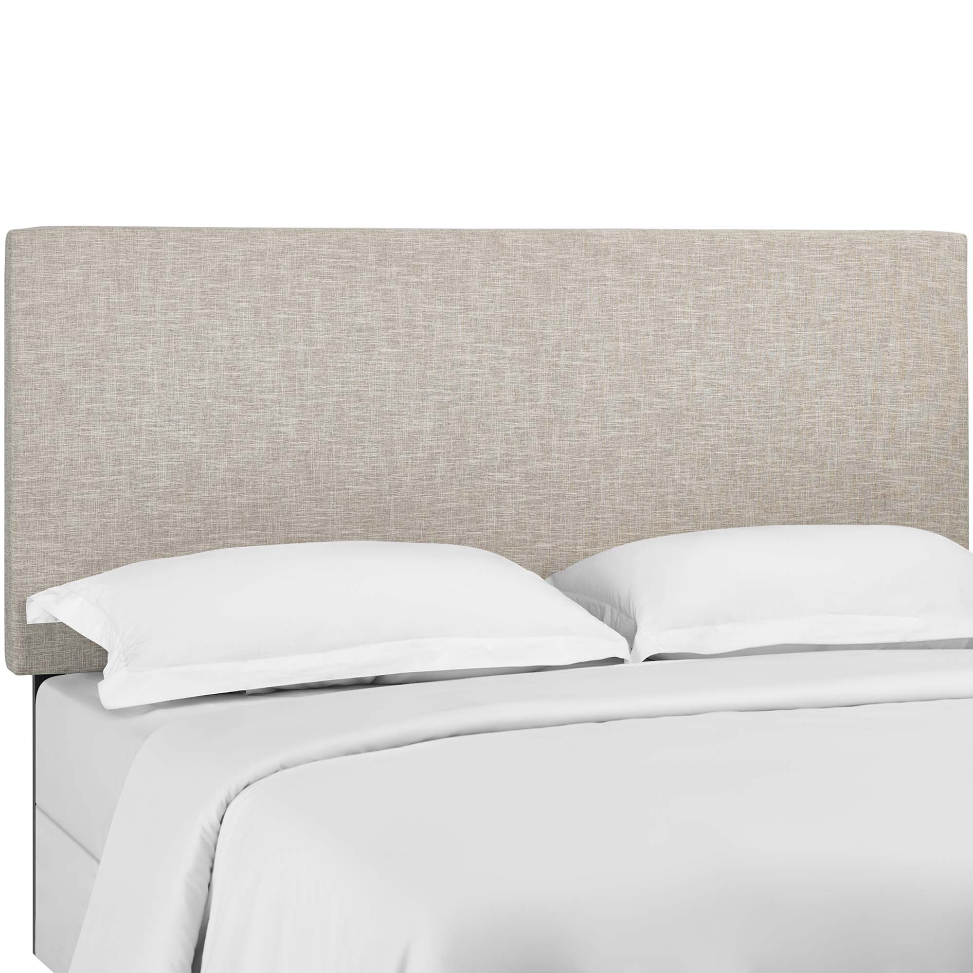 Taylor Upholstered Linen Fabric King and California King Headboard by Modway