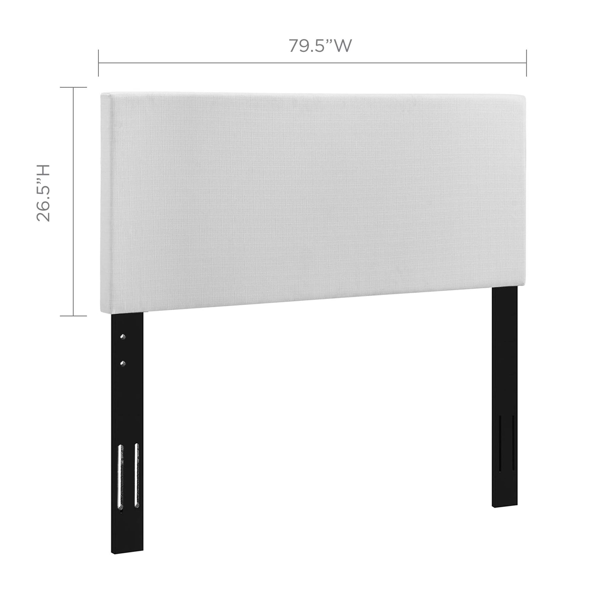 Taylor Upholstered Linen Fabric King and California King Headboard by Modway - Best Buy Furniture