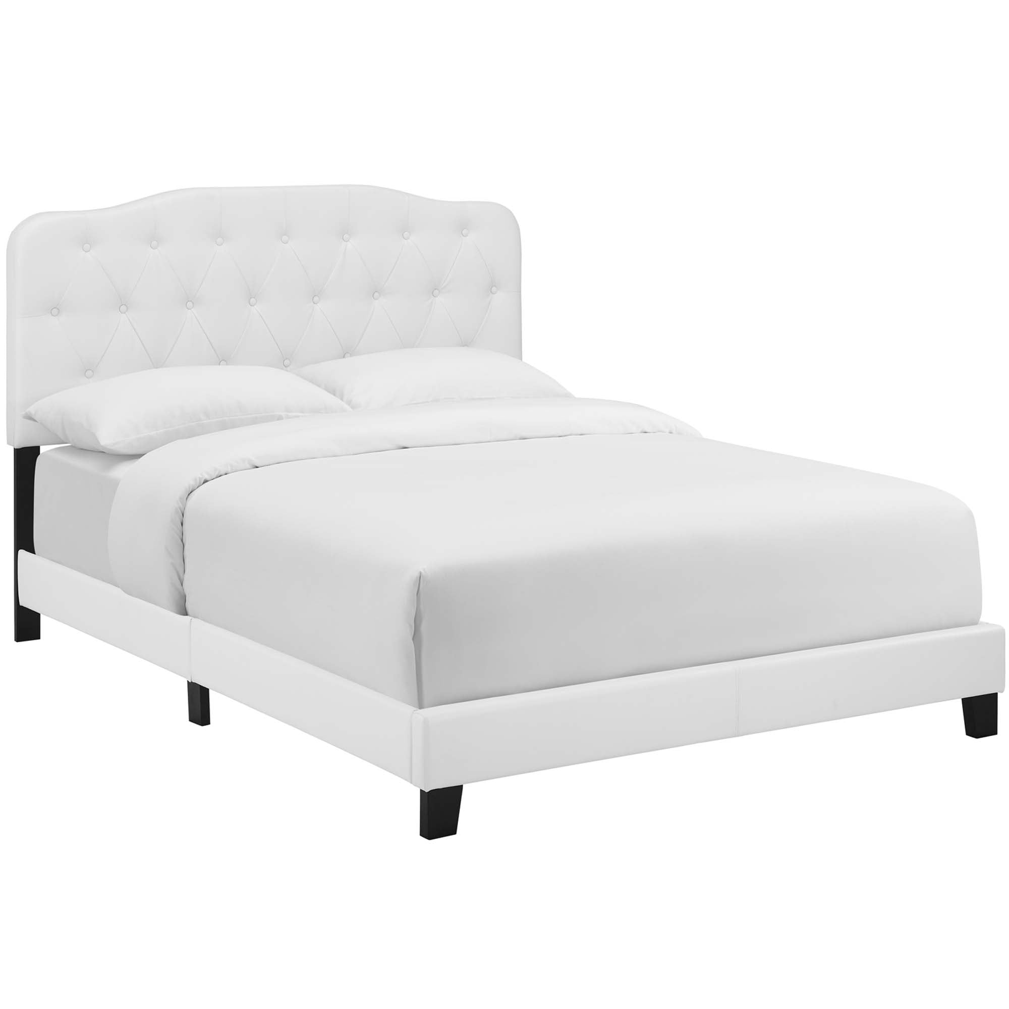 Amelia Faux Leather Full Bed by Modway