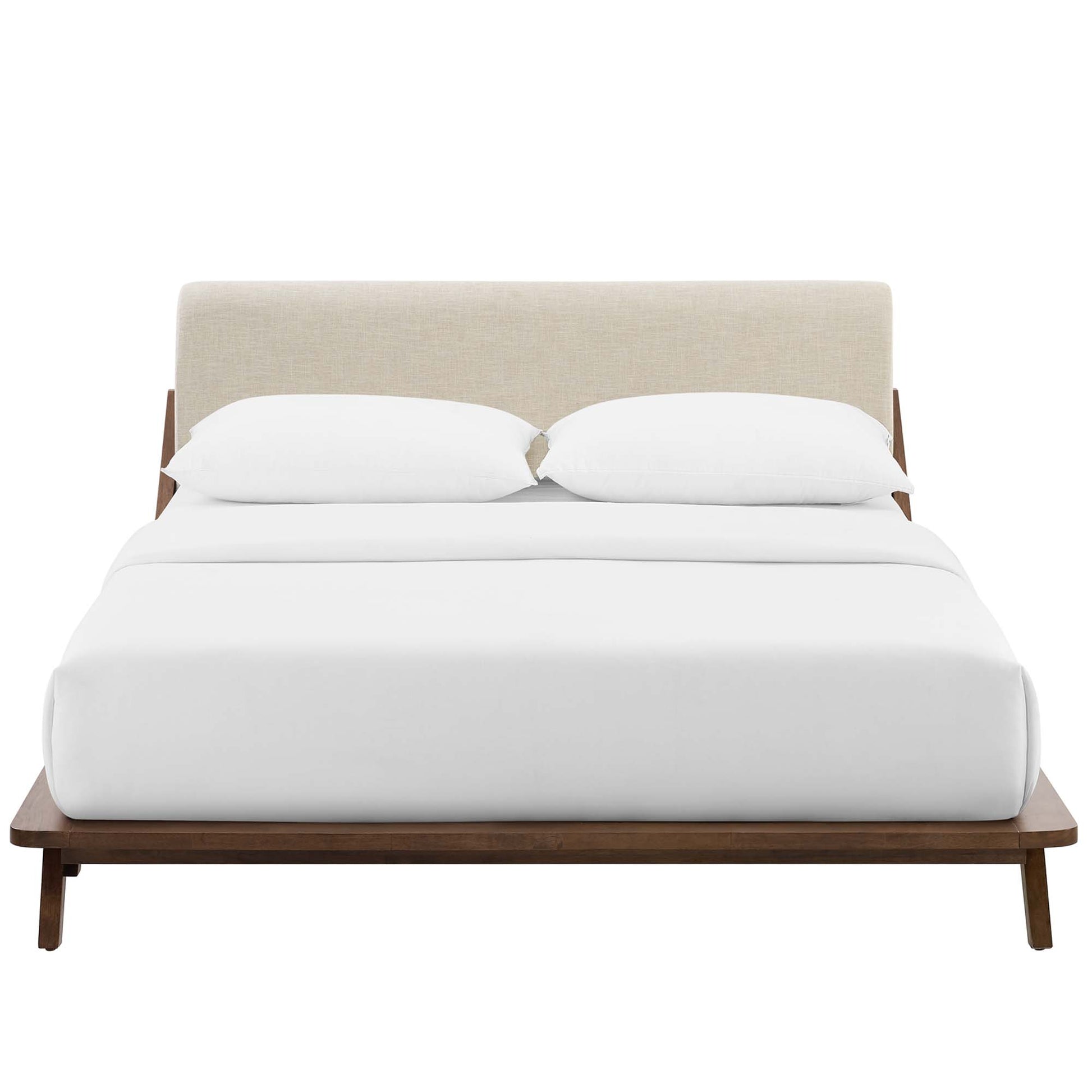 Luella Upholstered Fabric Queen Platform Bed by Modway - Best Buy Furniture