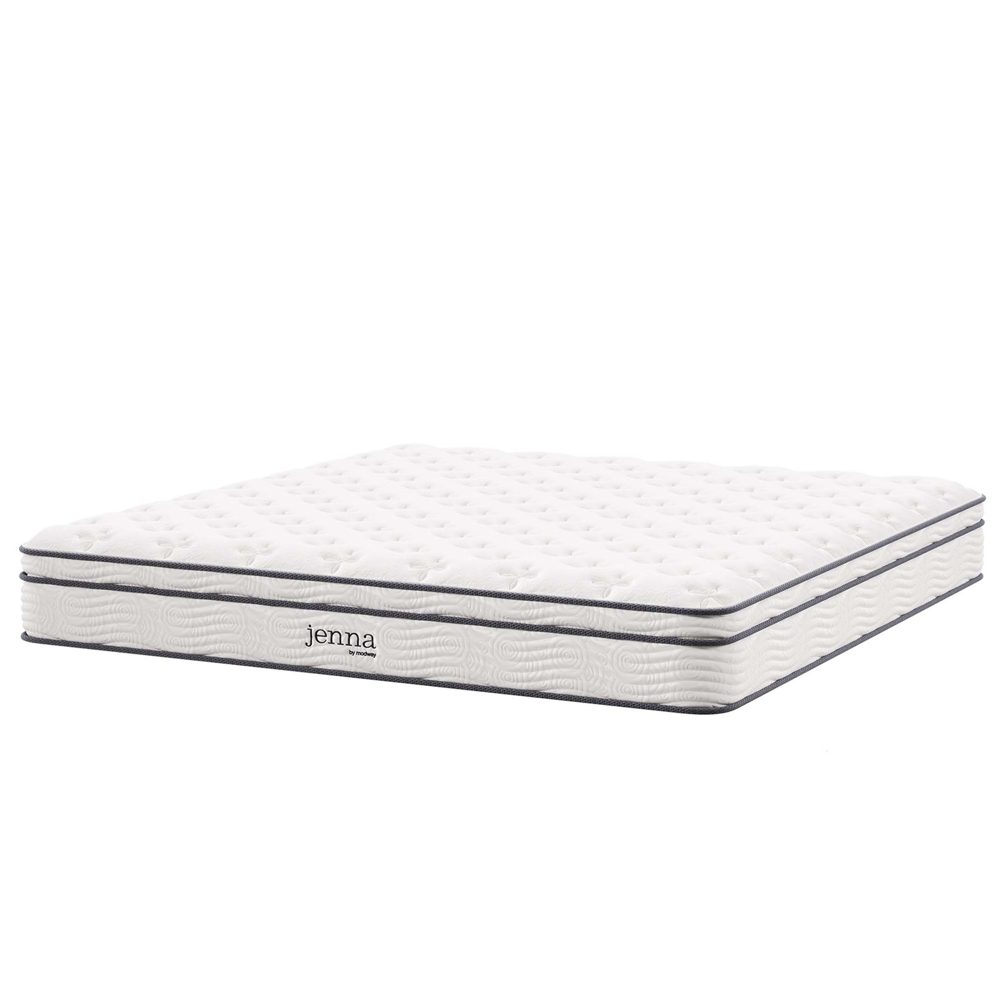 Jenna 10" Innerspring and Foam California King Mattress by Modway - Best Buy Furniture