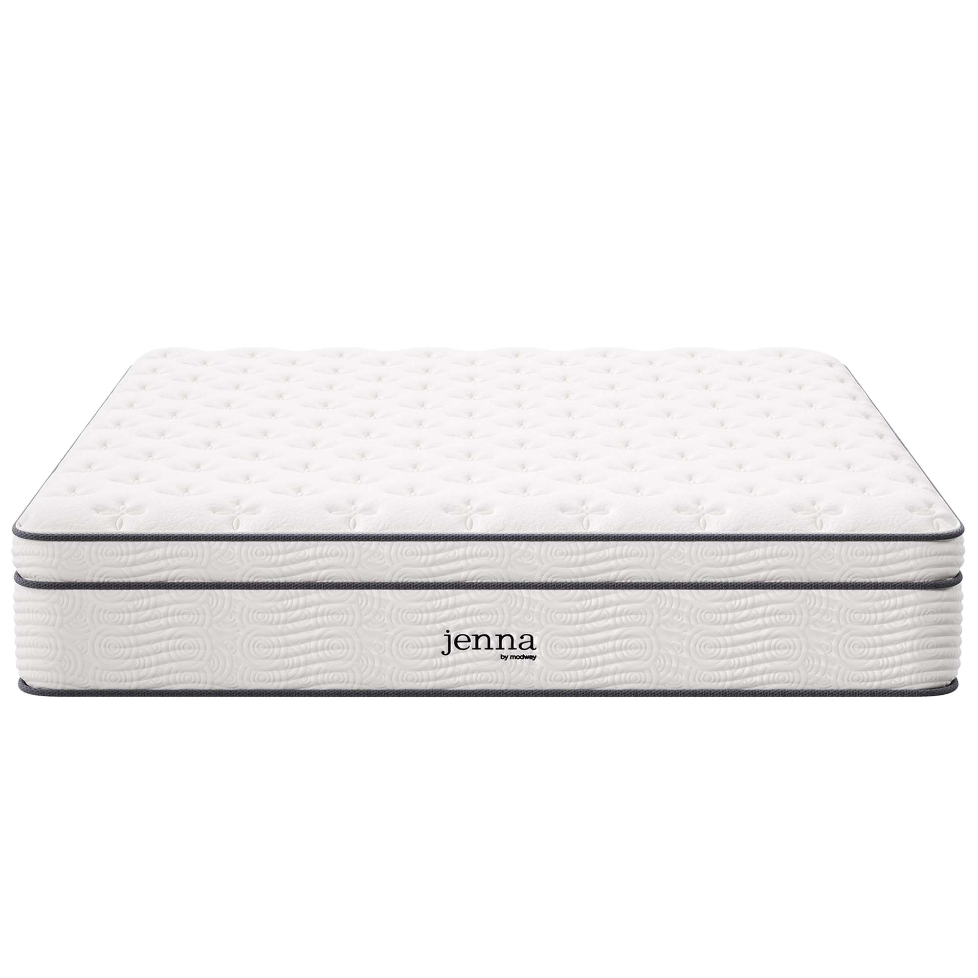 Jenna 14" Innerspring and Foam King Mattress by Modway
