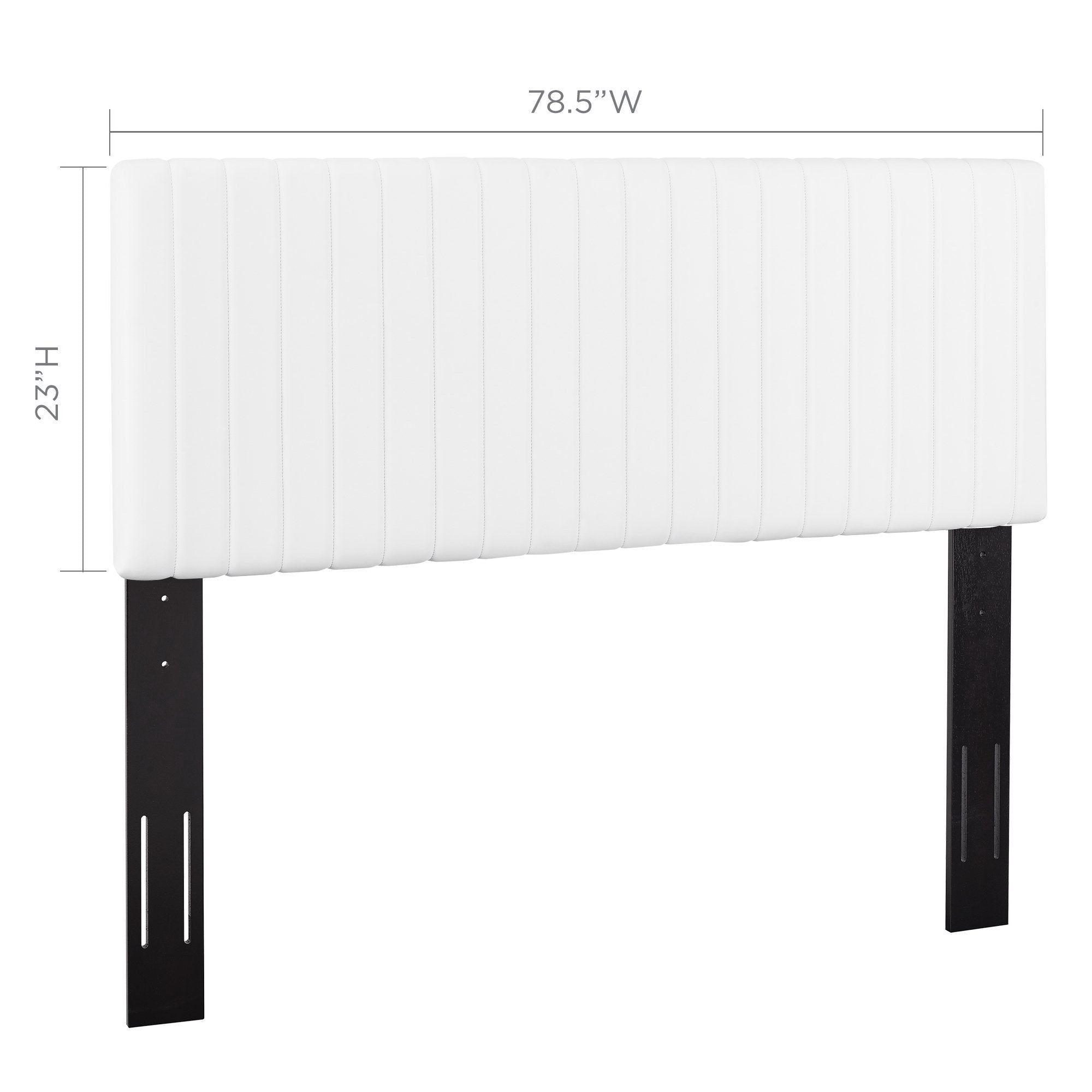 Keira Faux Leather King/California King Headboard by Modway