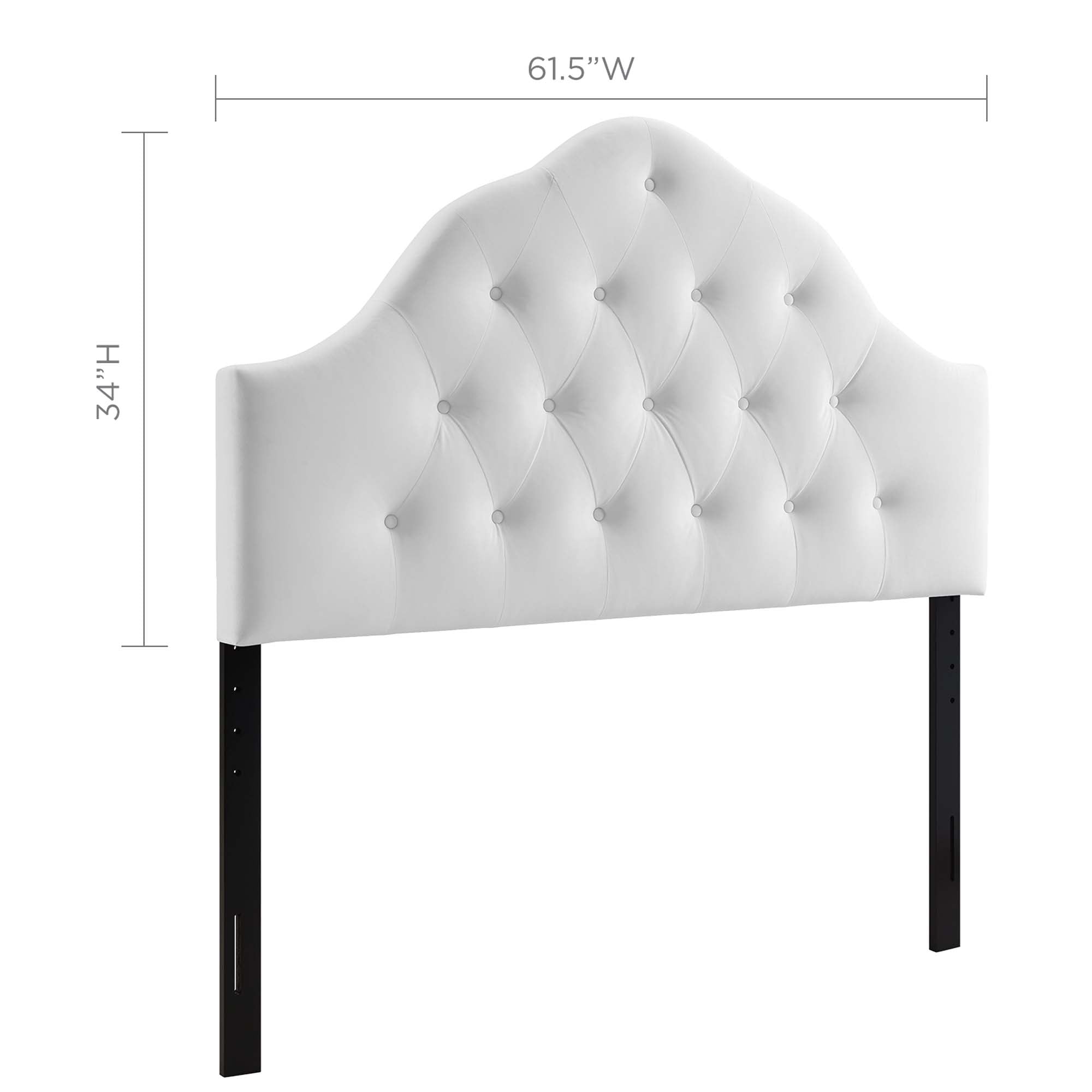 Sovereign Diamond Tufted Performance Velvet Queen Headboard by Modway